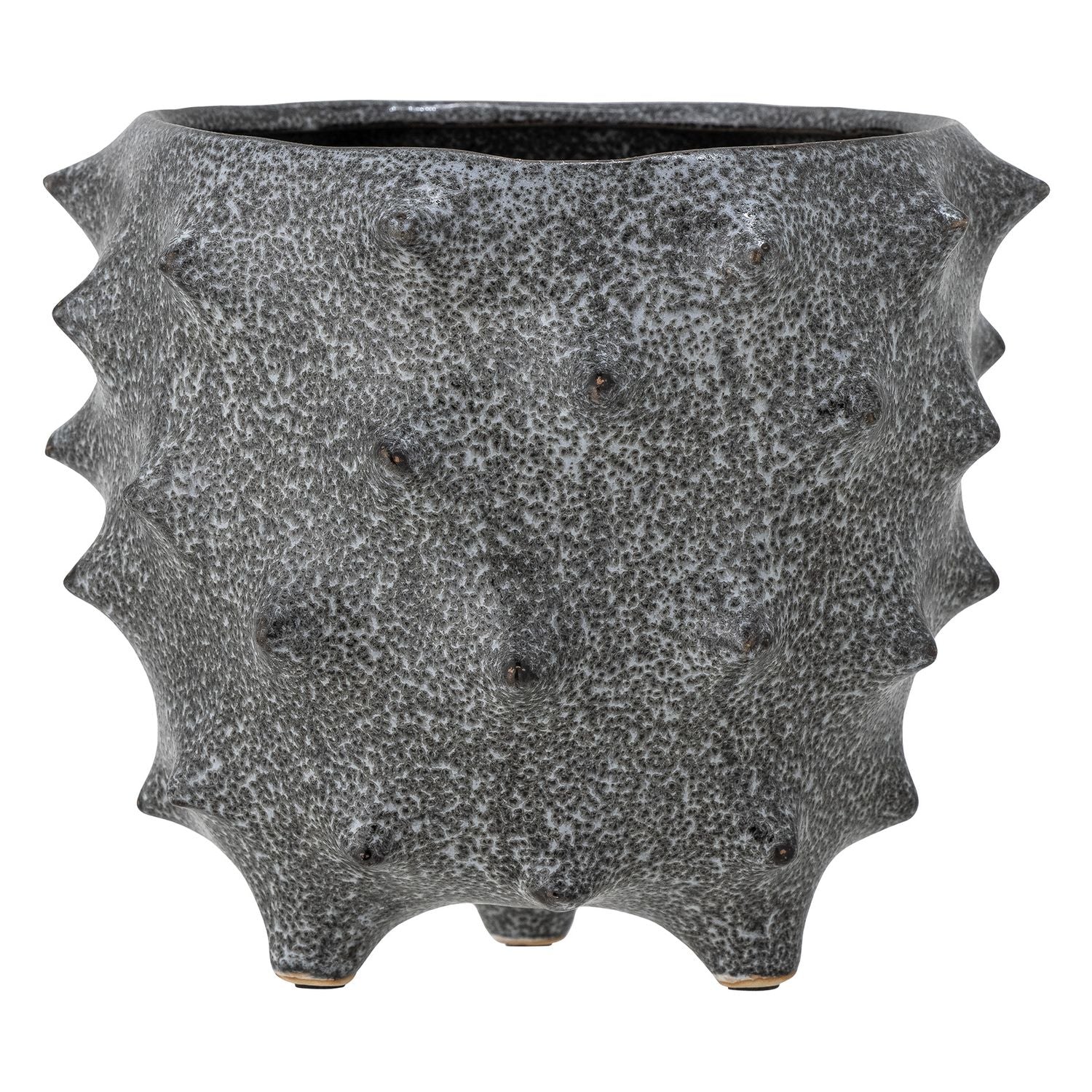 Ademir Stoneware Flowerpot - Blue - Image 2