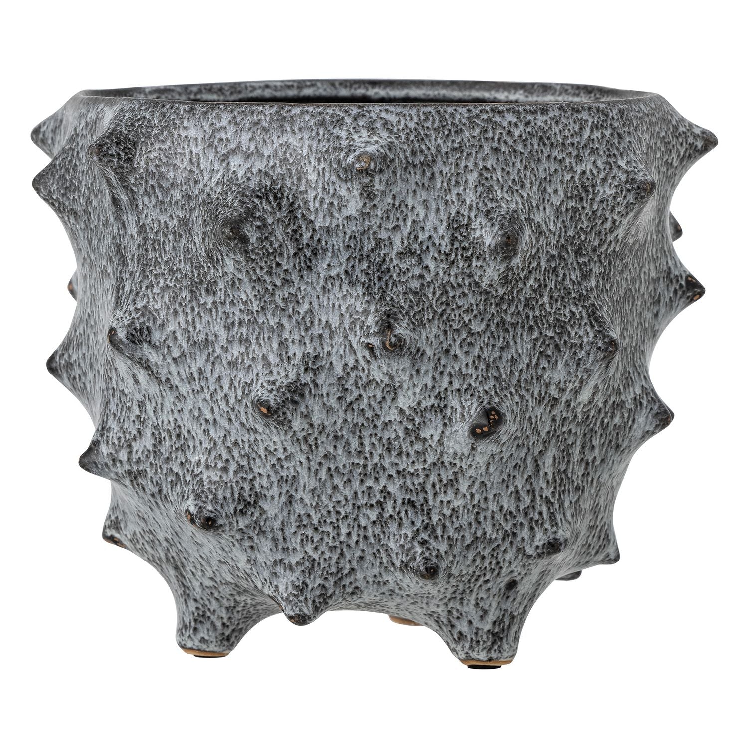 Ademir Stoneware Flowerpot - Blue - Image 3