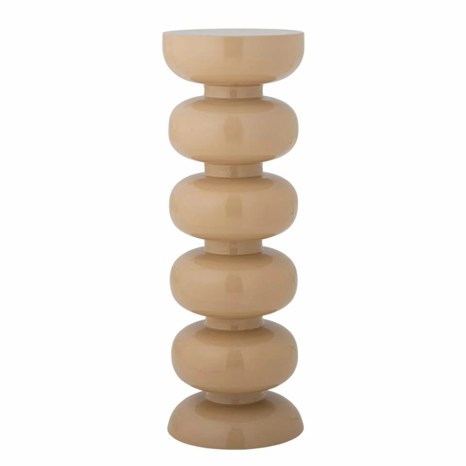 Alba Metal Side Table - Brown