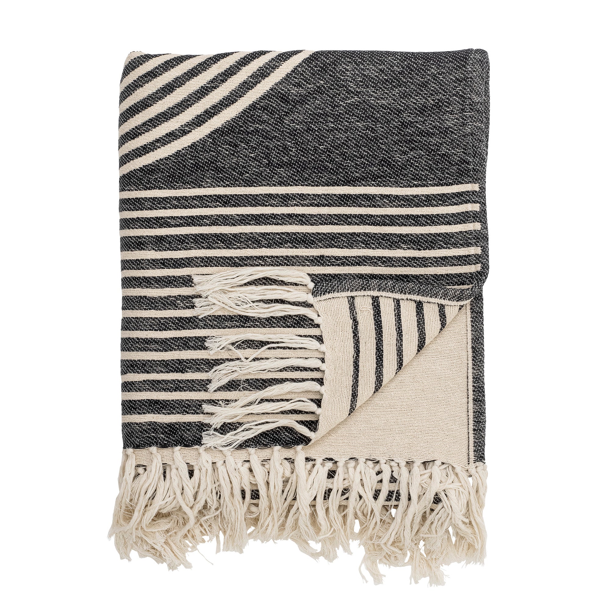 Anek Cotton Throw - Black