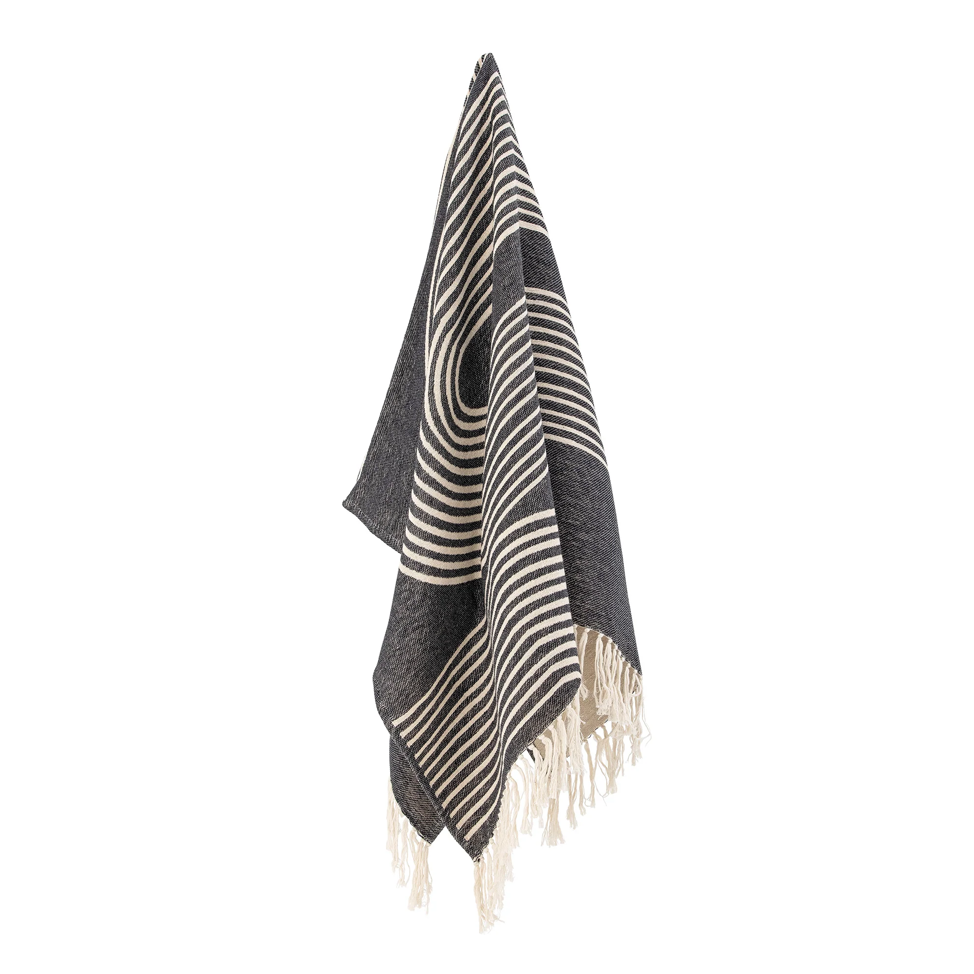 Anek Cotton Throw - Black - Image 2