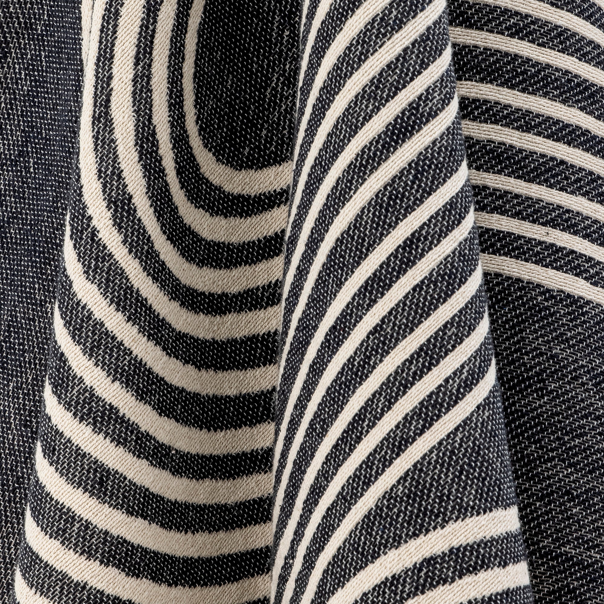 Anek Cotton Throw - Black - Image 3