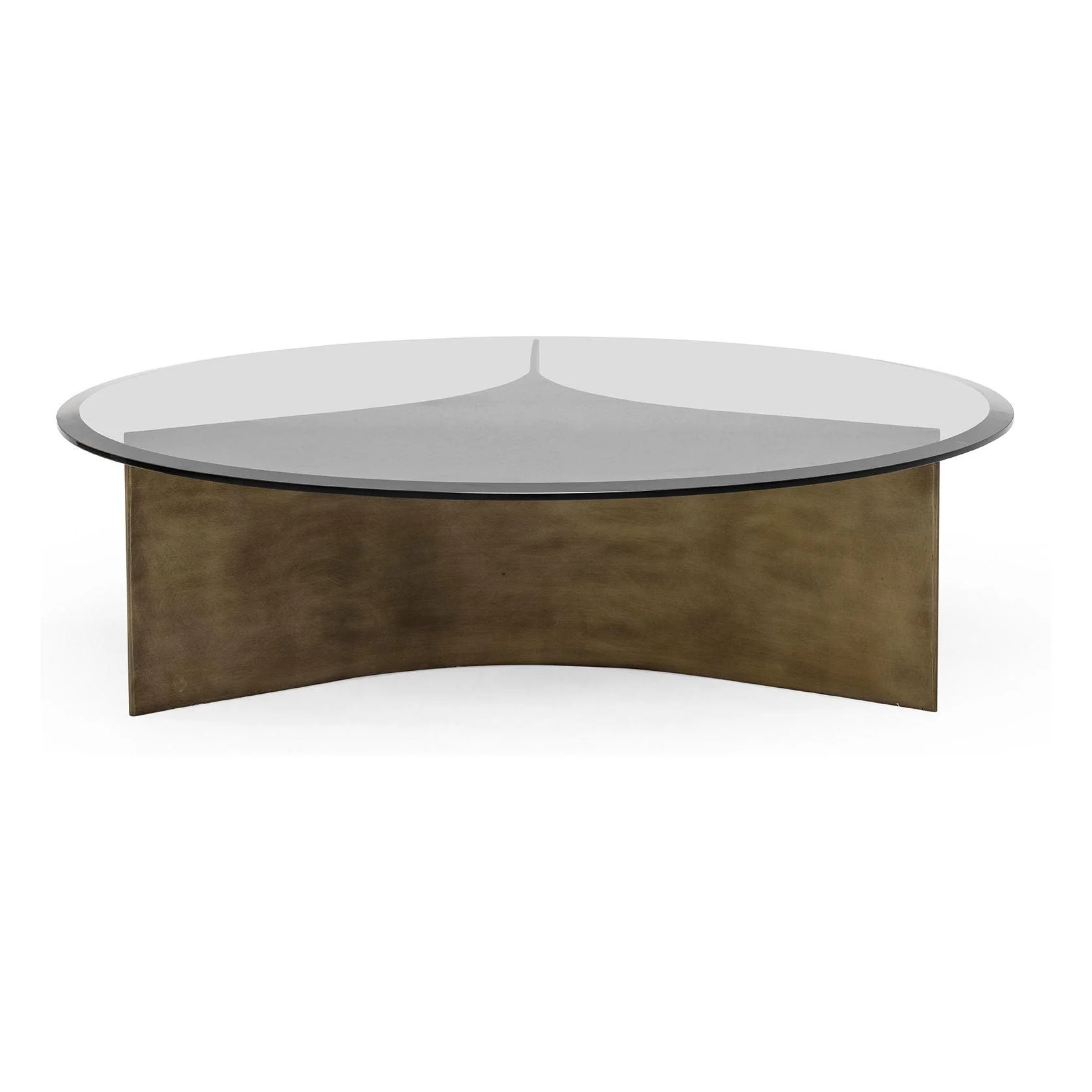 Arc Table 100Ø - Brass - Floor Stock