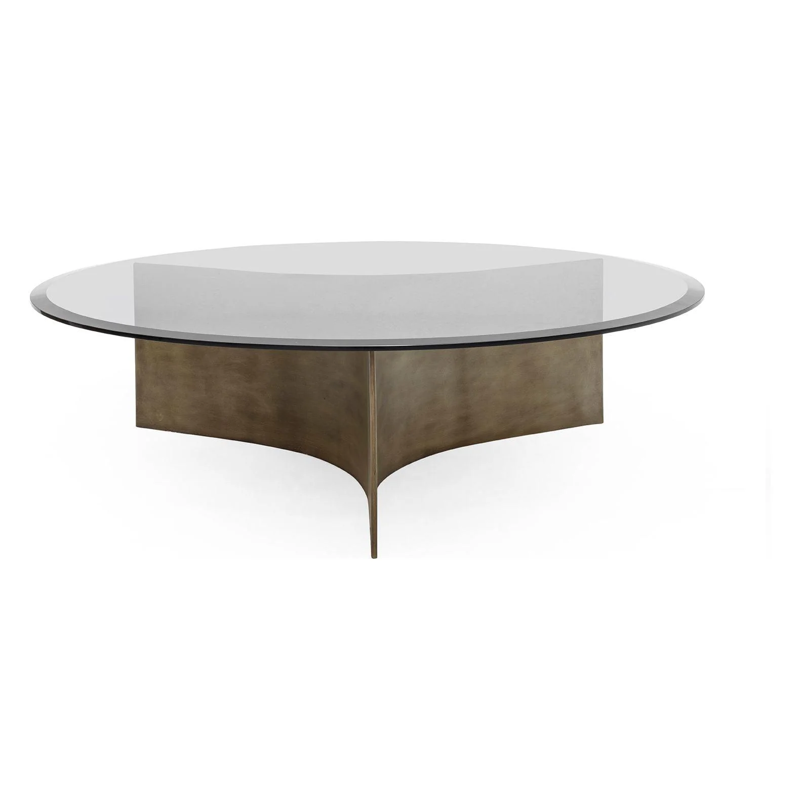 Arc Table 100Ø - Brass - Floor Stock - Image 2