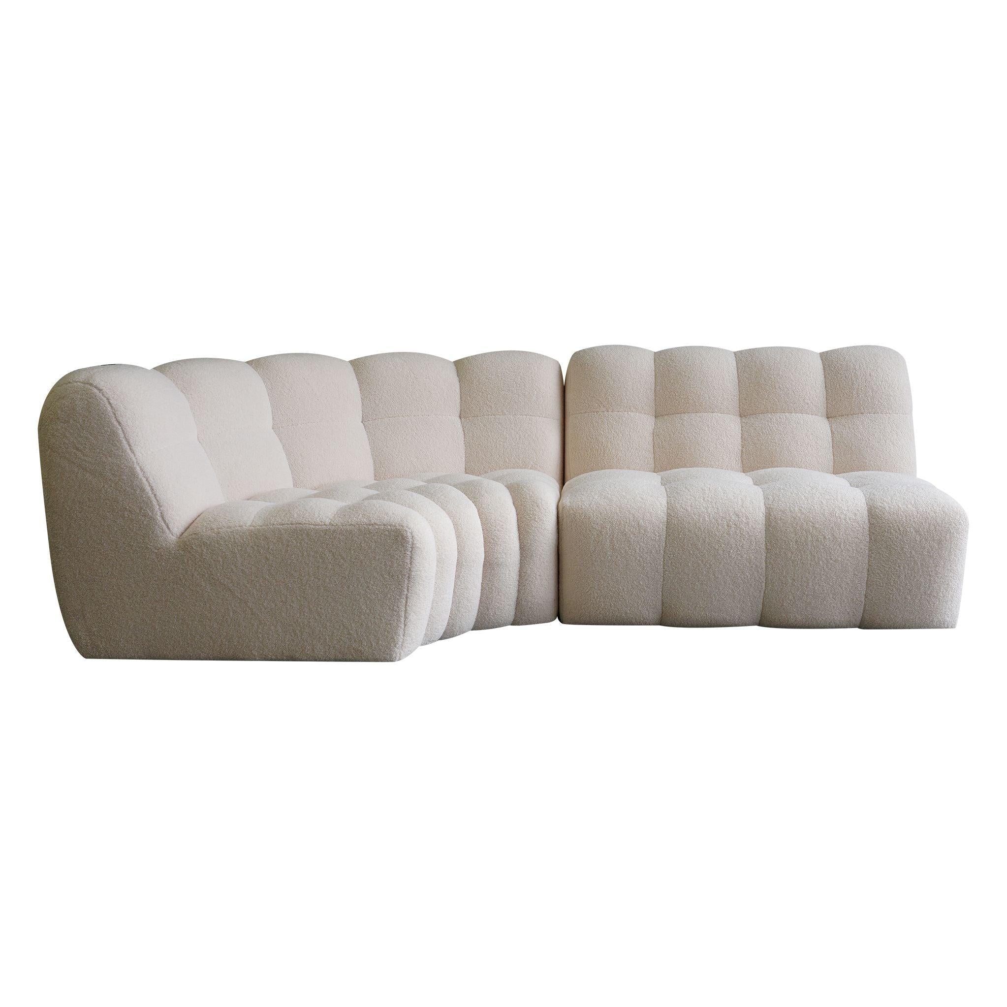 Arden Sofa - 1 Seater - Yarra Vanilla - Floor Stock - Image 4
