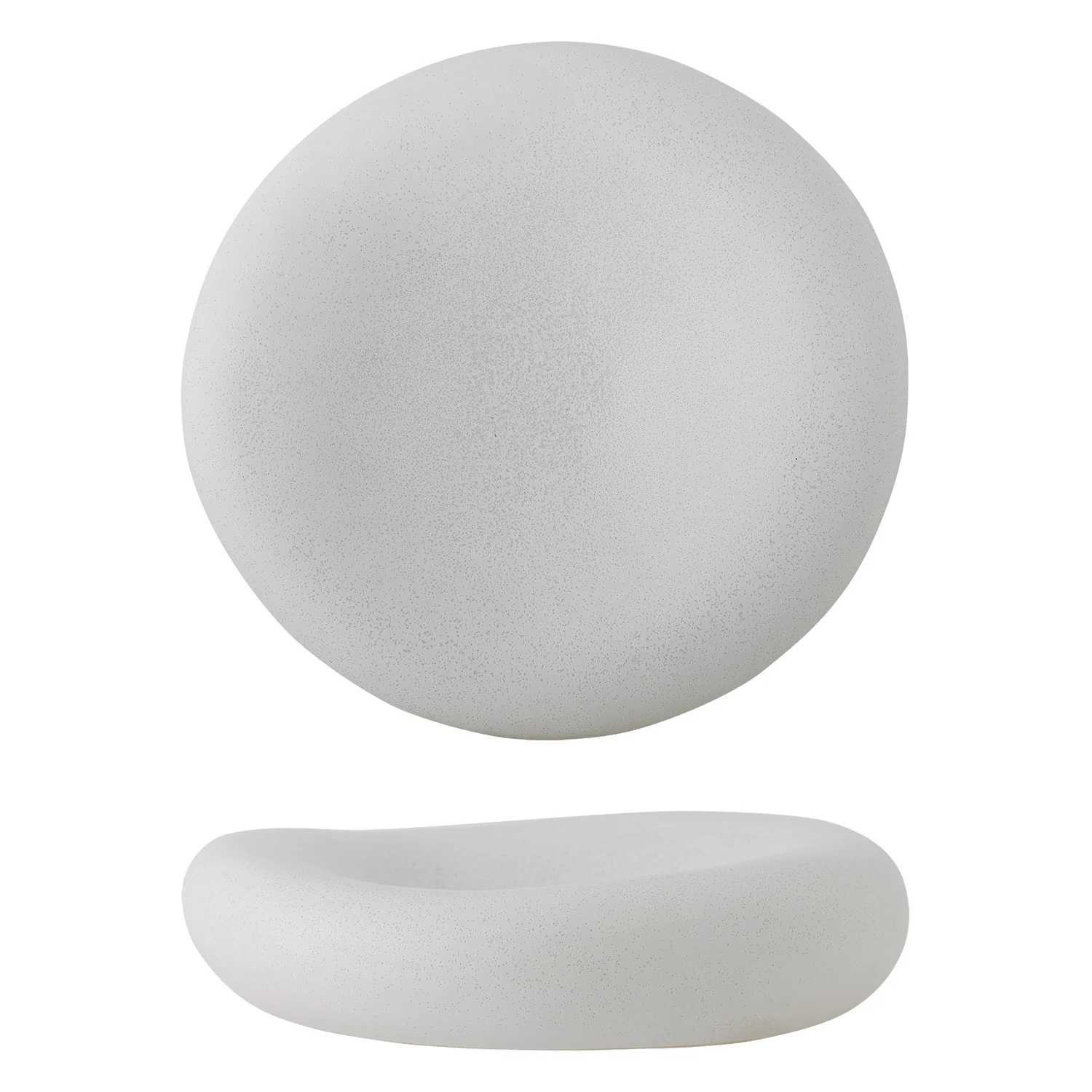 Audra Stoneware Bowl - White - Image 3