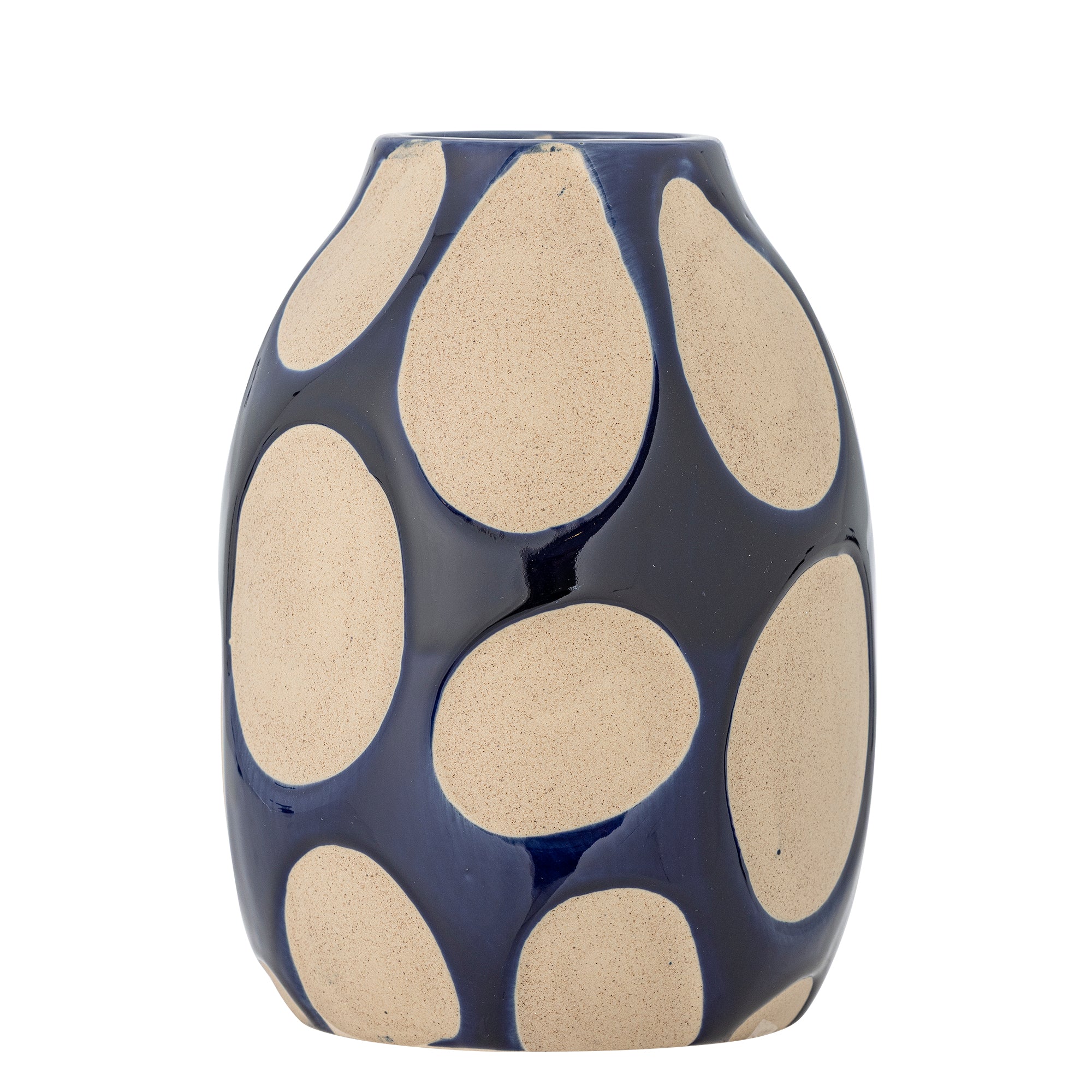 Bashir Stoneware Vase - Blue
