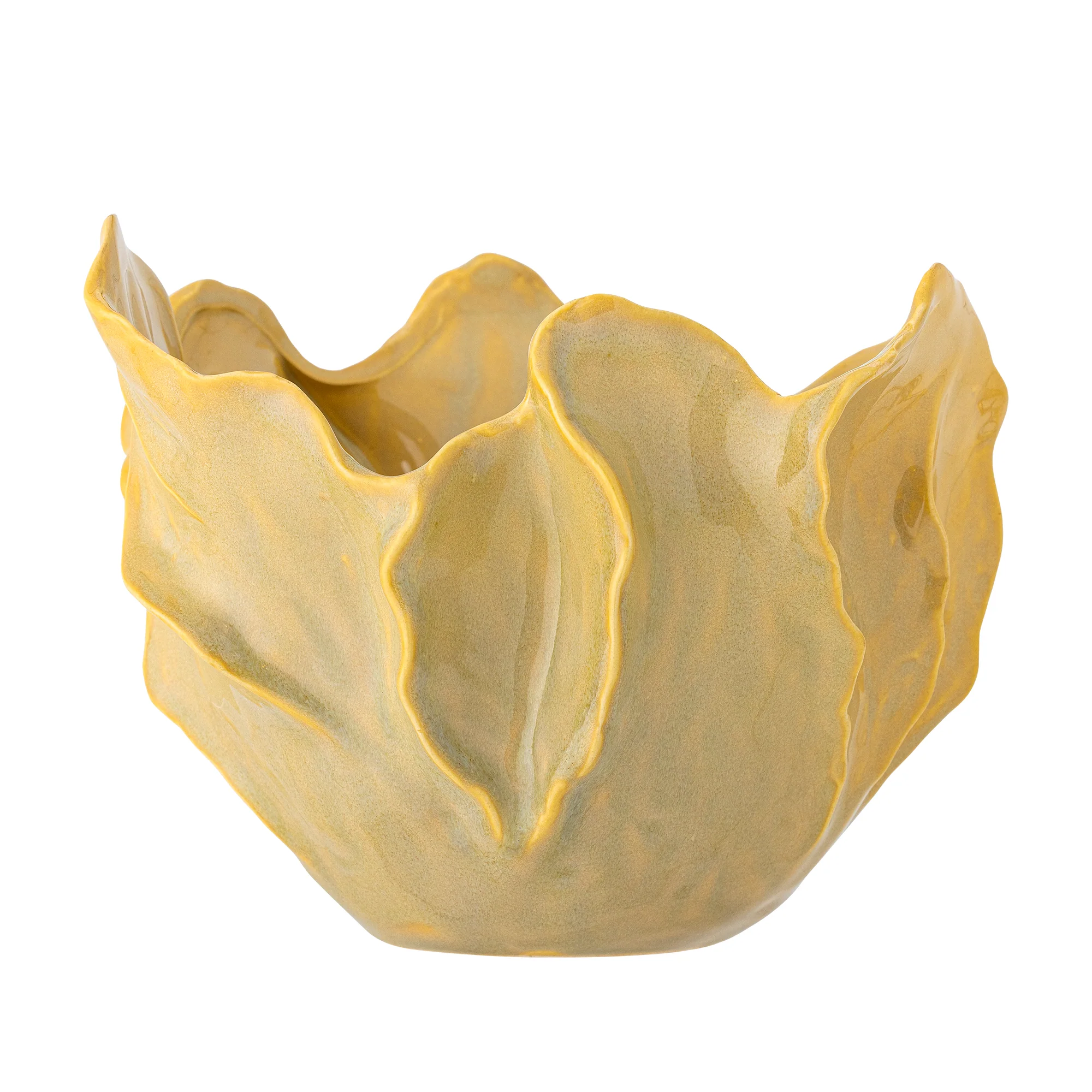 Bastien Stoneware Bowl - Yellow - Image 2