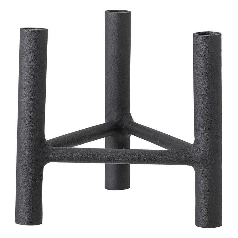 Deeb Aluminium Candle Holder - Black