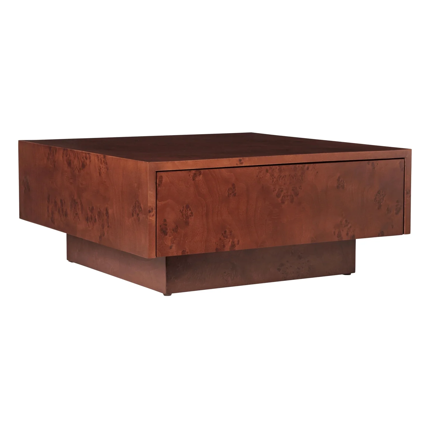 Burl Storage Coffee Table