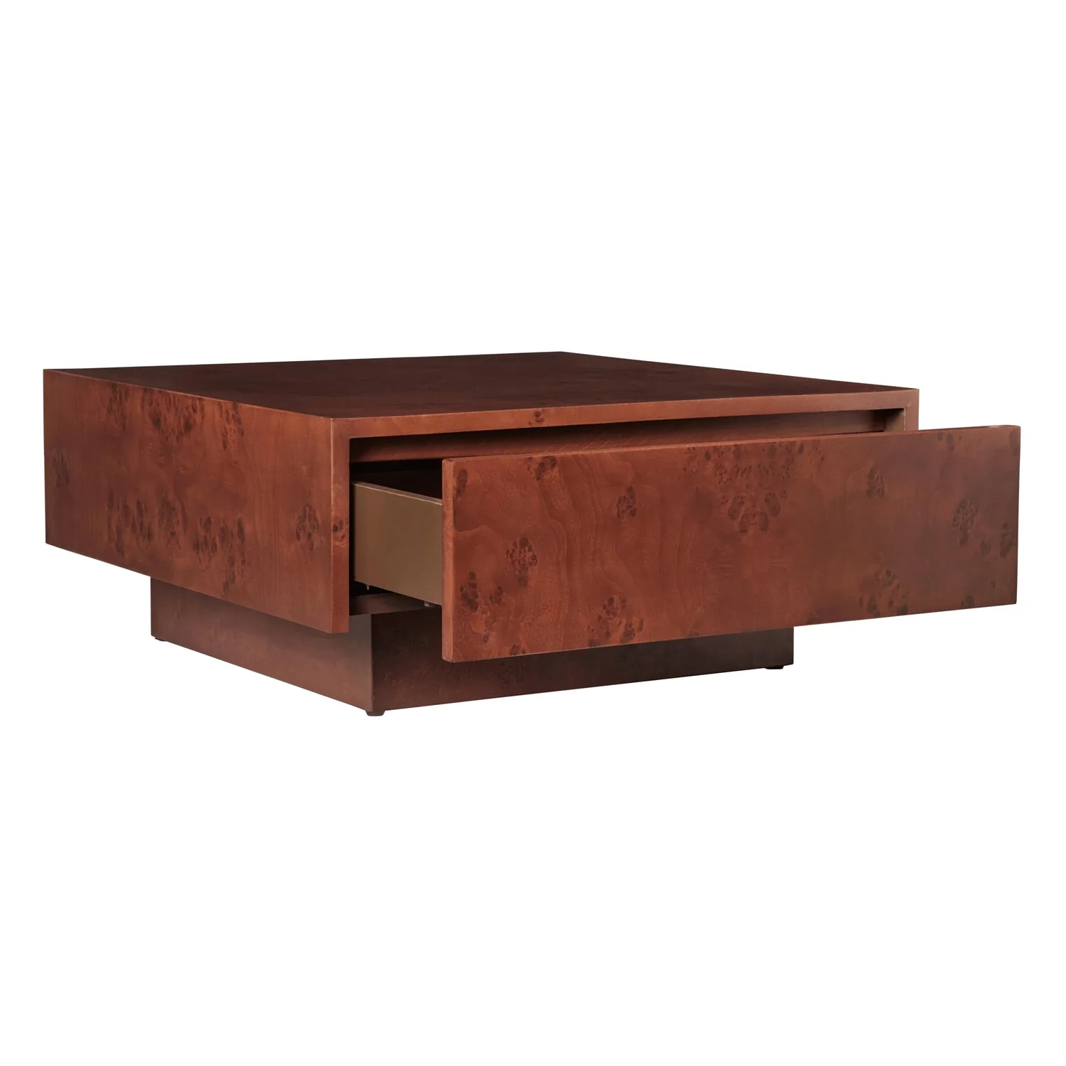 Burl Storage Coffee Table - Image 2