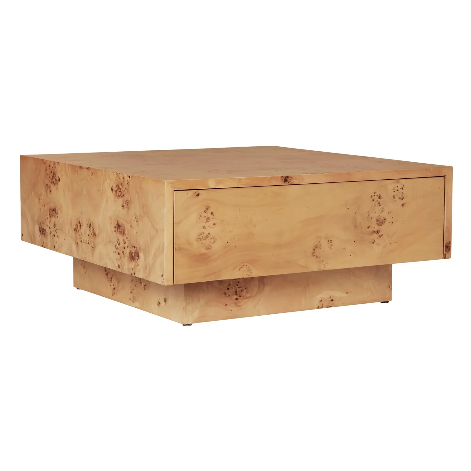 Burl Storage Coffee Table - Image 4