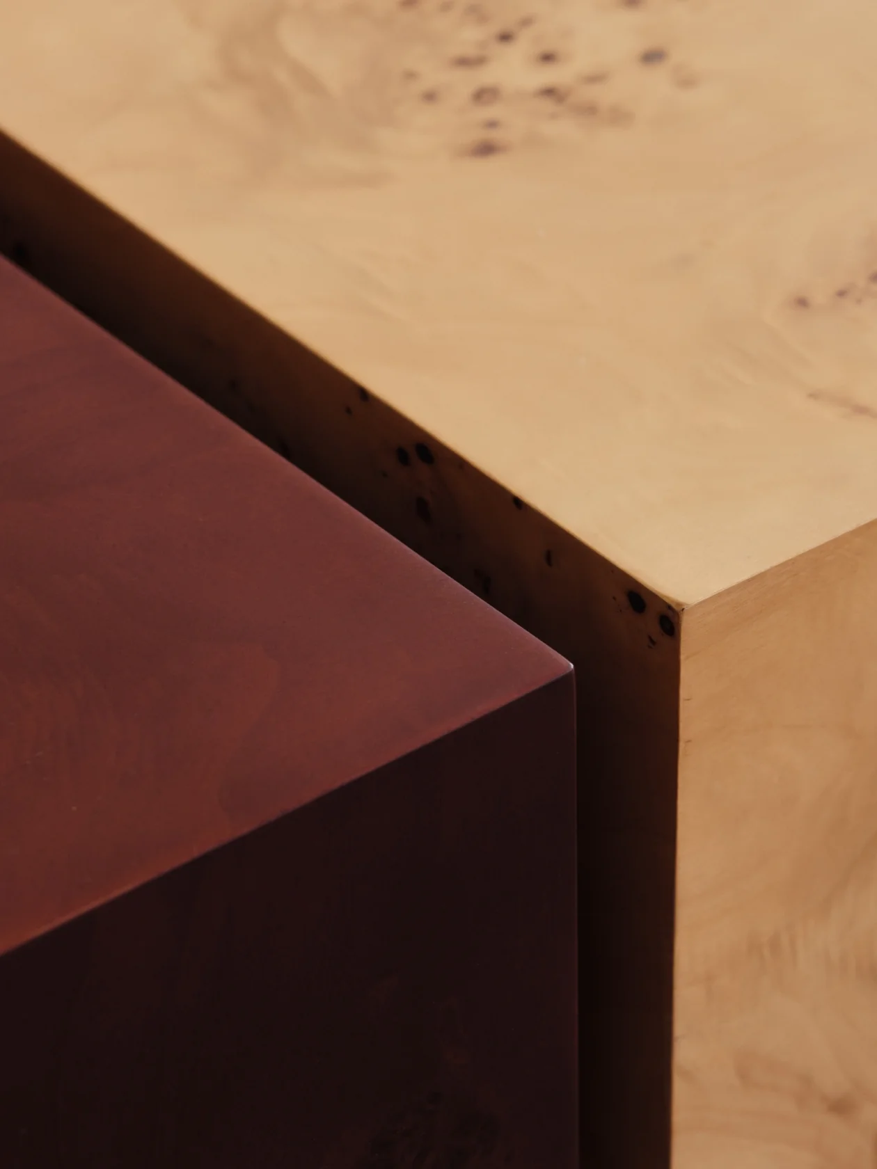 Burl Storage Coffee Table - Image 7