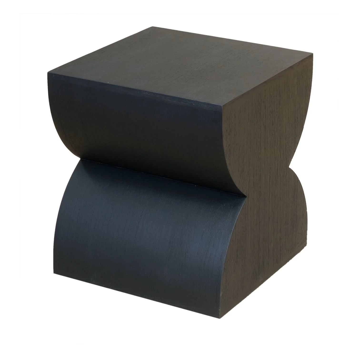 Cato Side Table - Black Wood - Floor Stock