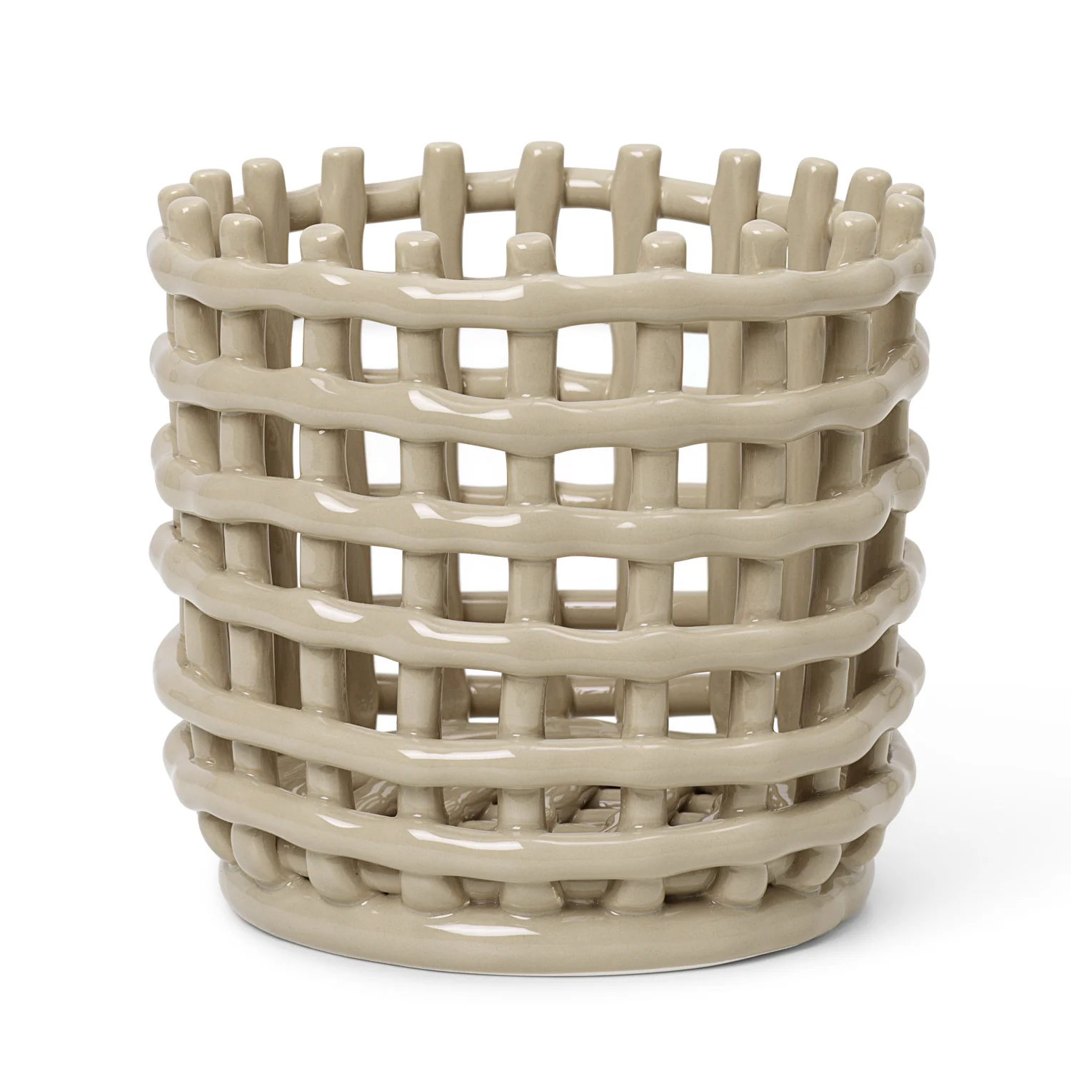 Ceramic Small Basket - Image 2