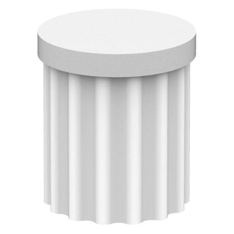 Chantel Stool - White Concrete - Floor Stock