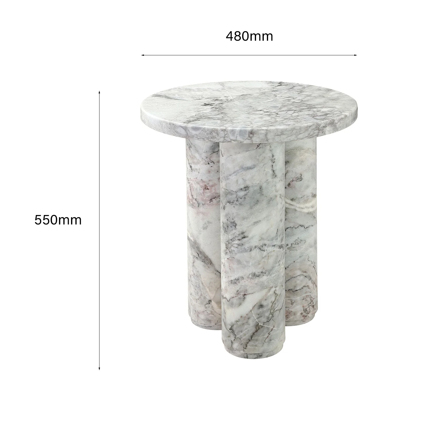 Chloe Side Table - Grey - Floor Stock - Image 6