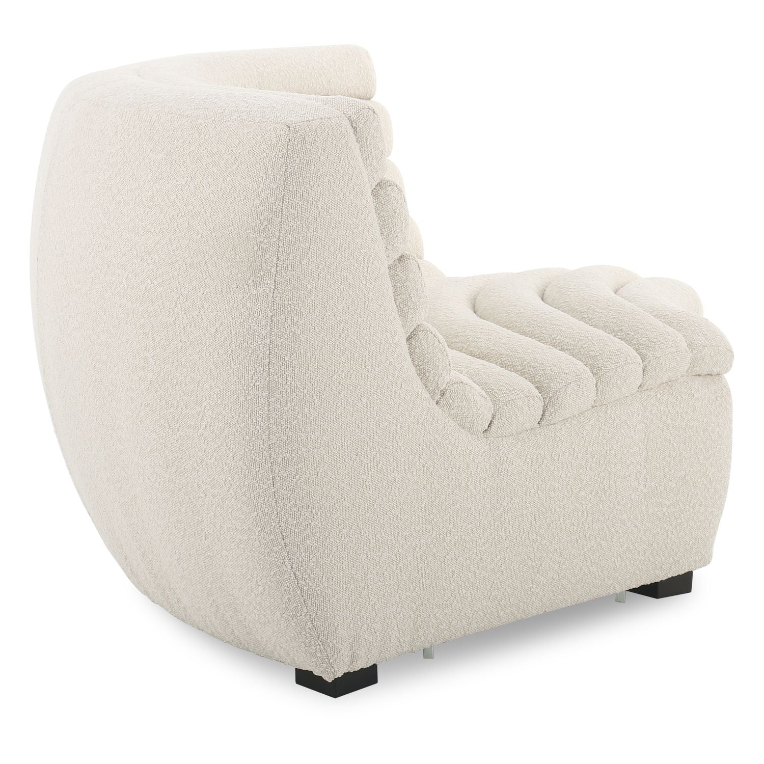 Clement Round Corner - Cream Boucle - Floor Stock - Image 3
