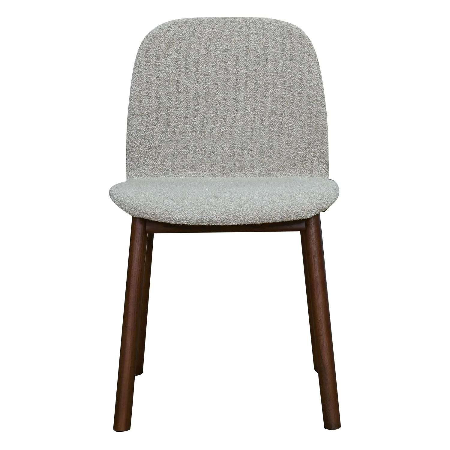 Com V1 Dining Chair - Walnut - Fawn-Fleece 0015 - Floor Stock - Image 2
