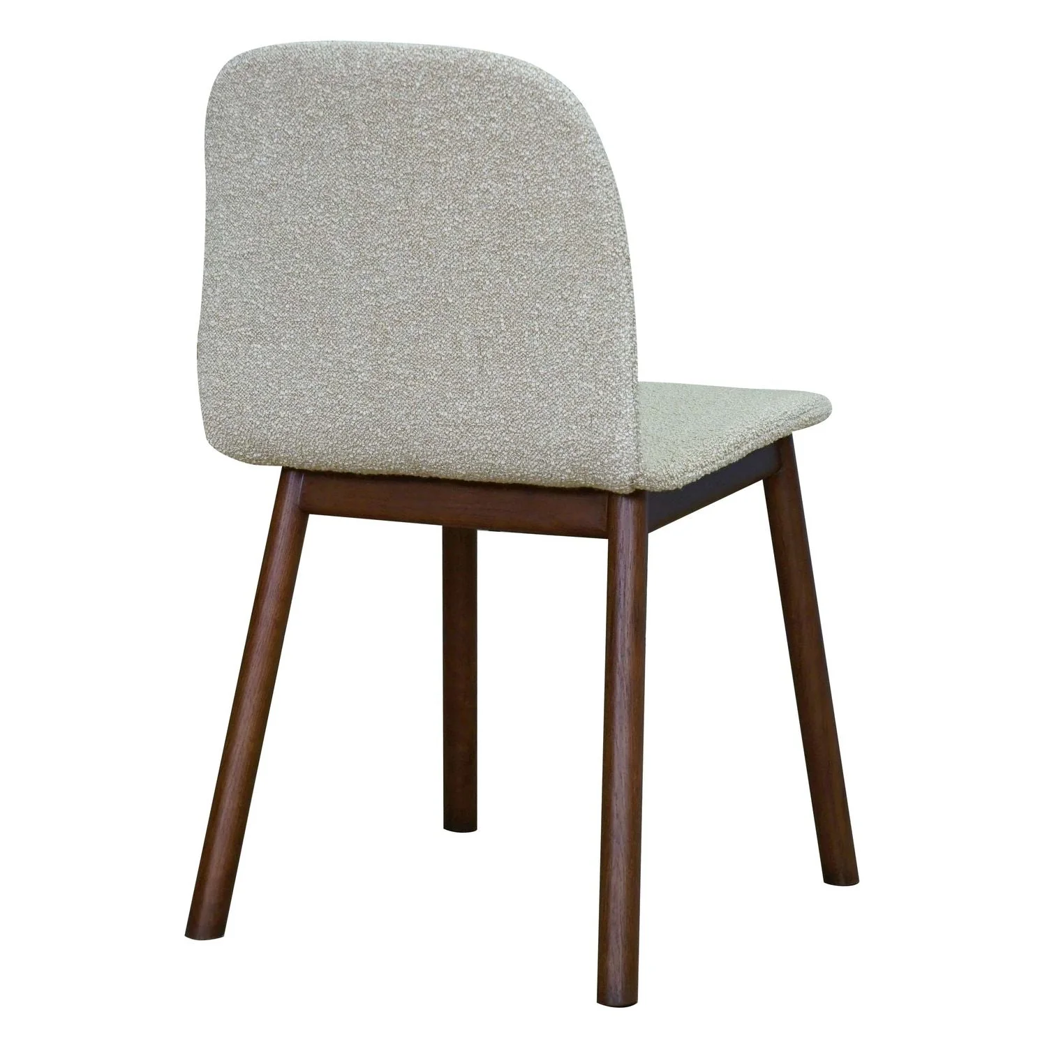 Com V1 Dining Chair - Walnut - Fawn-Fleece 0015 - Floor Stock - Image 3