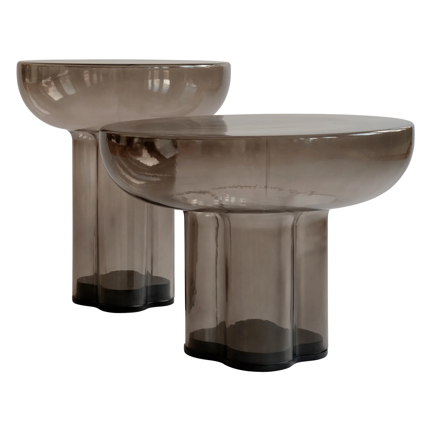 Crown Glass Low Side Table - Image 4