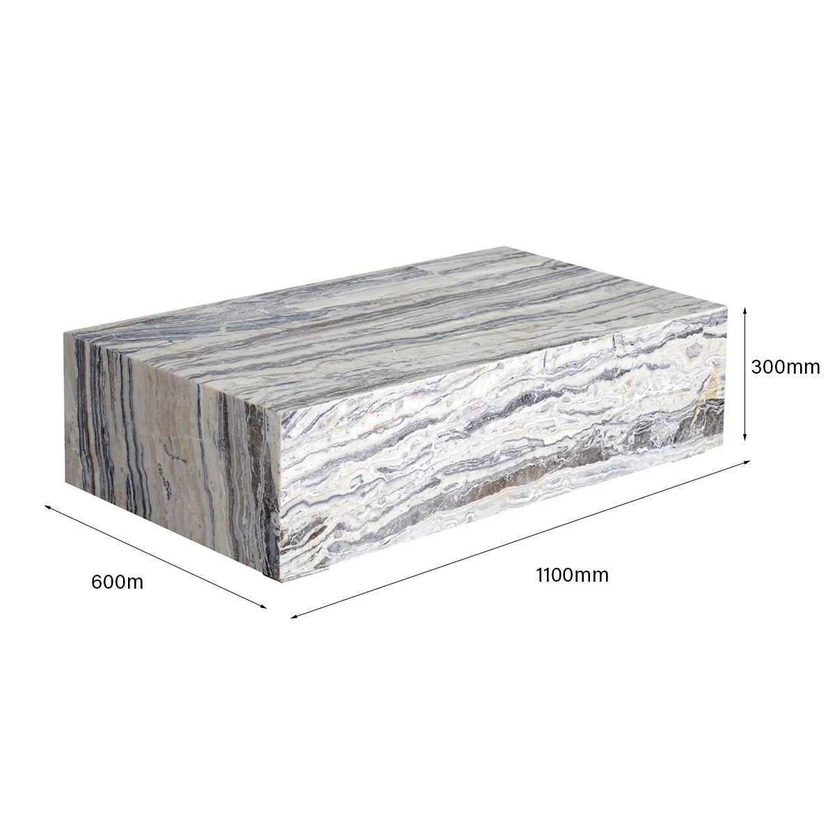Cube Rectangular Coffee Table - Image 9