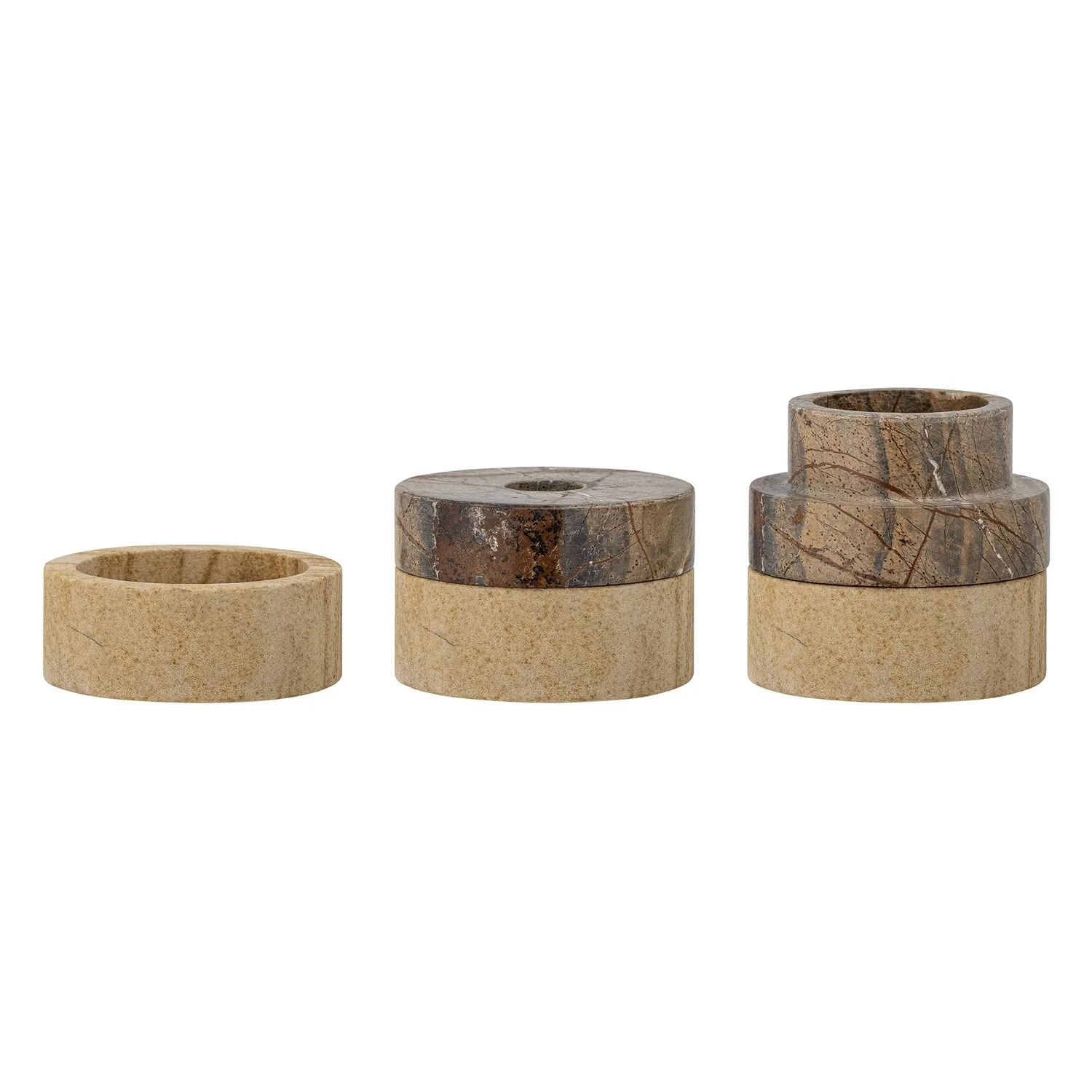 Dalin Sandstone Candlestick/Votive - Brown - Image 5