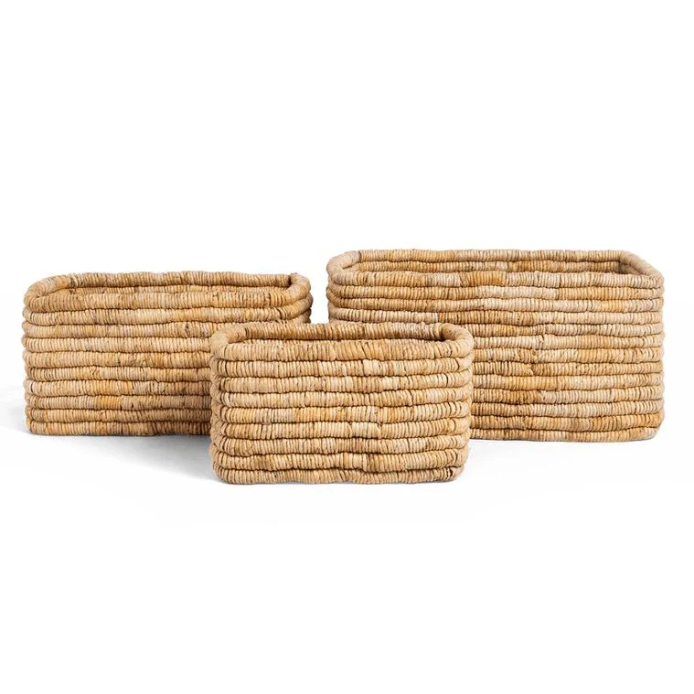 dBodhi Caterpillar Ambang Rectangular Basket - Set of 3