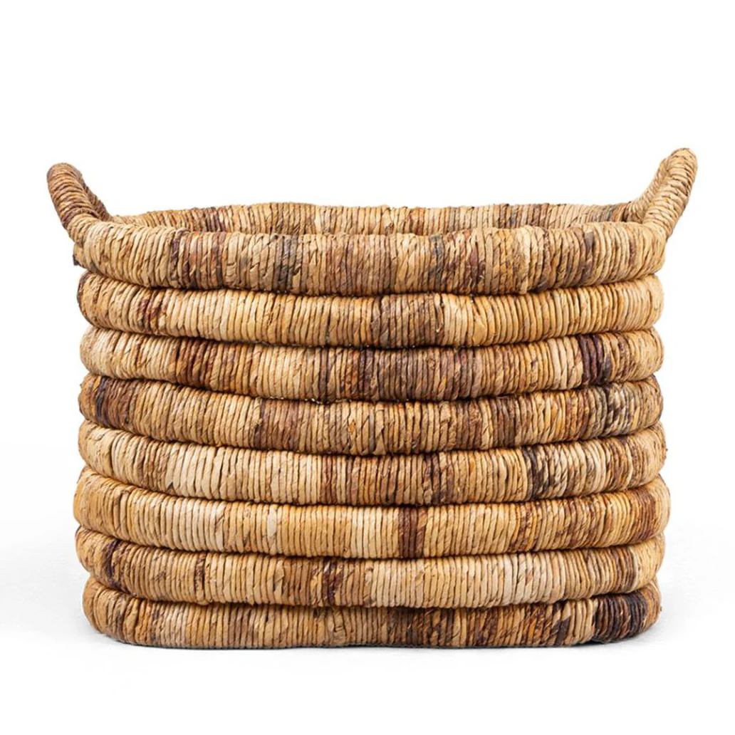 dBodhi Caterpillar Sago Rectangular Basket Two Tone