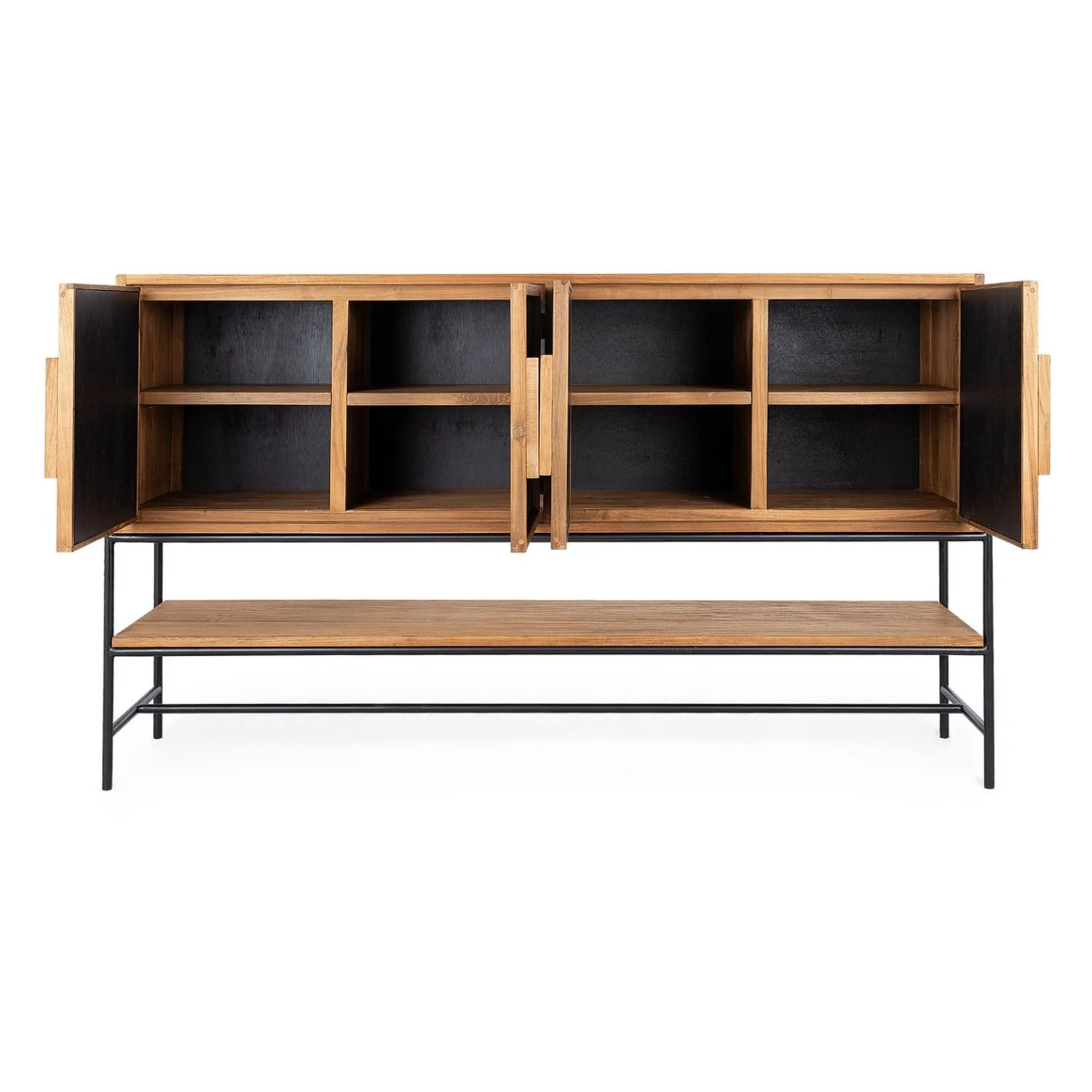 dBodhi Coco Dresser - 4 Doors/1 Open Rack - Image 2