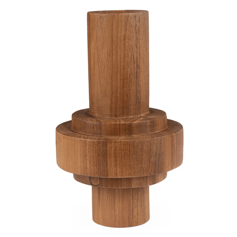 dBodhi Cylinder Wood Vase