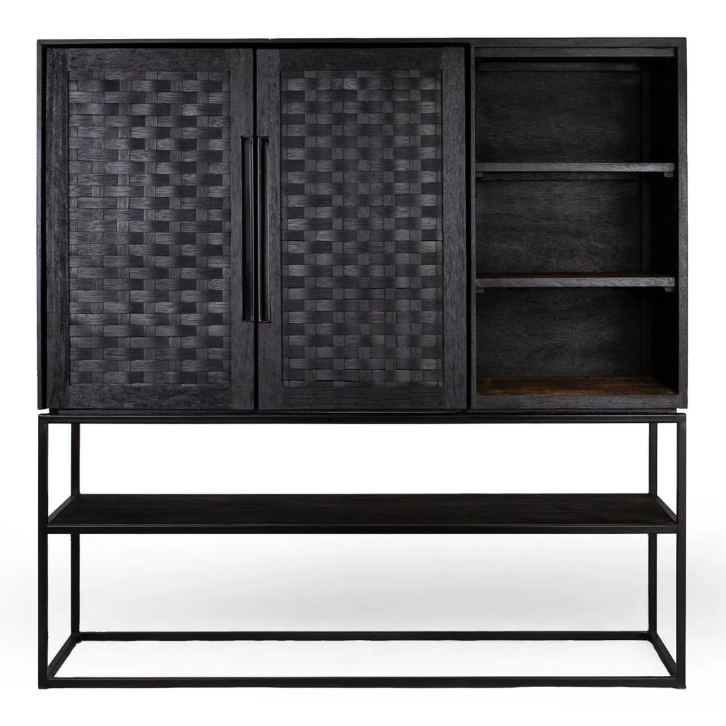 dBodhi Karma Cabinet - 2 Doors/3 Shelves/1 Open Rack - Image 3