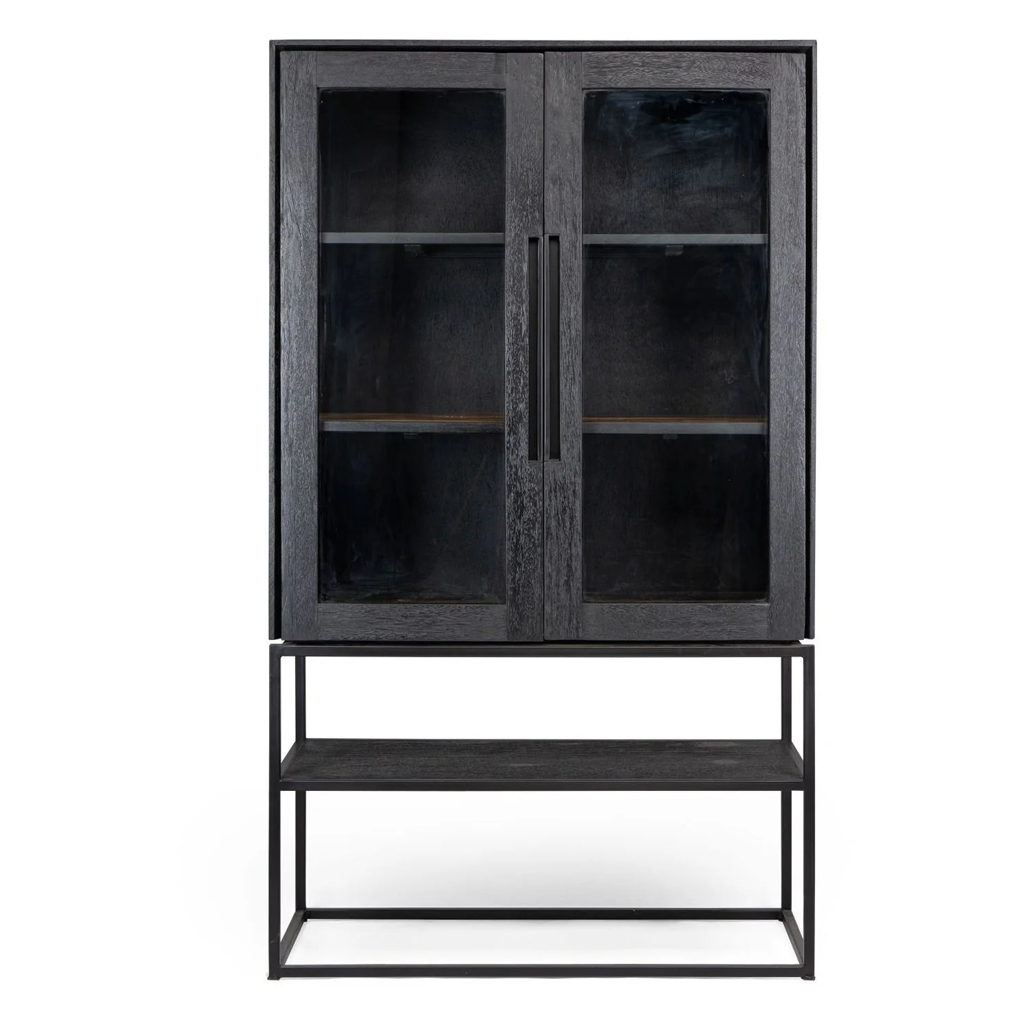 dBodhi Karma Cabinet - 2 Glass Doors/1 Open Rack