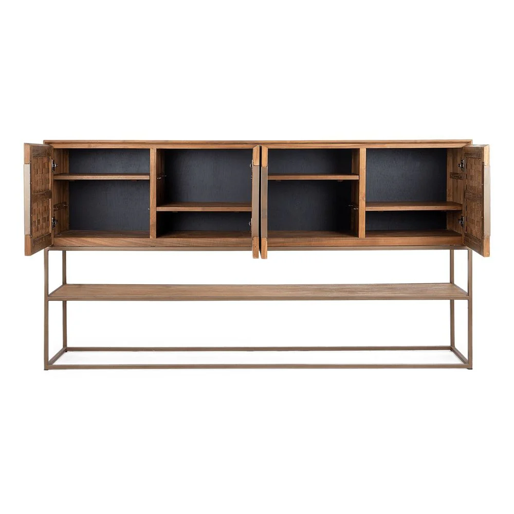 dBodhi Karma High Dresser - 4 Doors/1 Open Rack - Pure - Floor Stock - Image 2