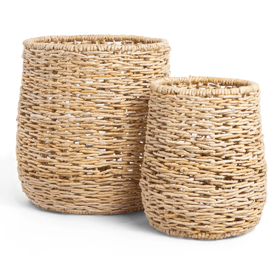 dBodhi Raung Round Basket - Set of 2