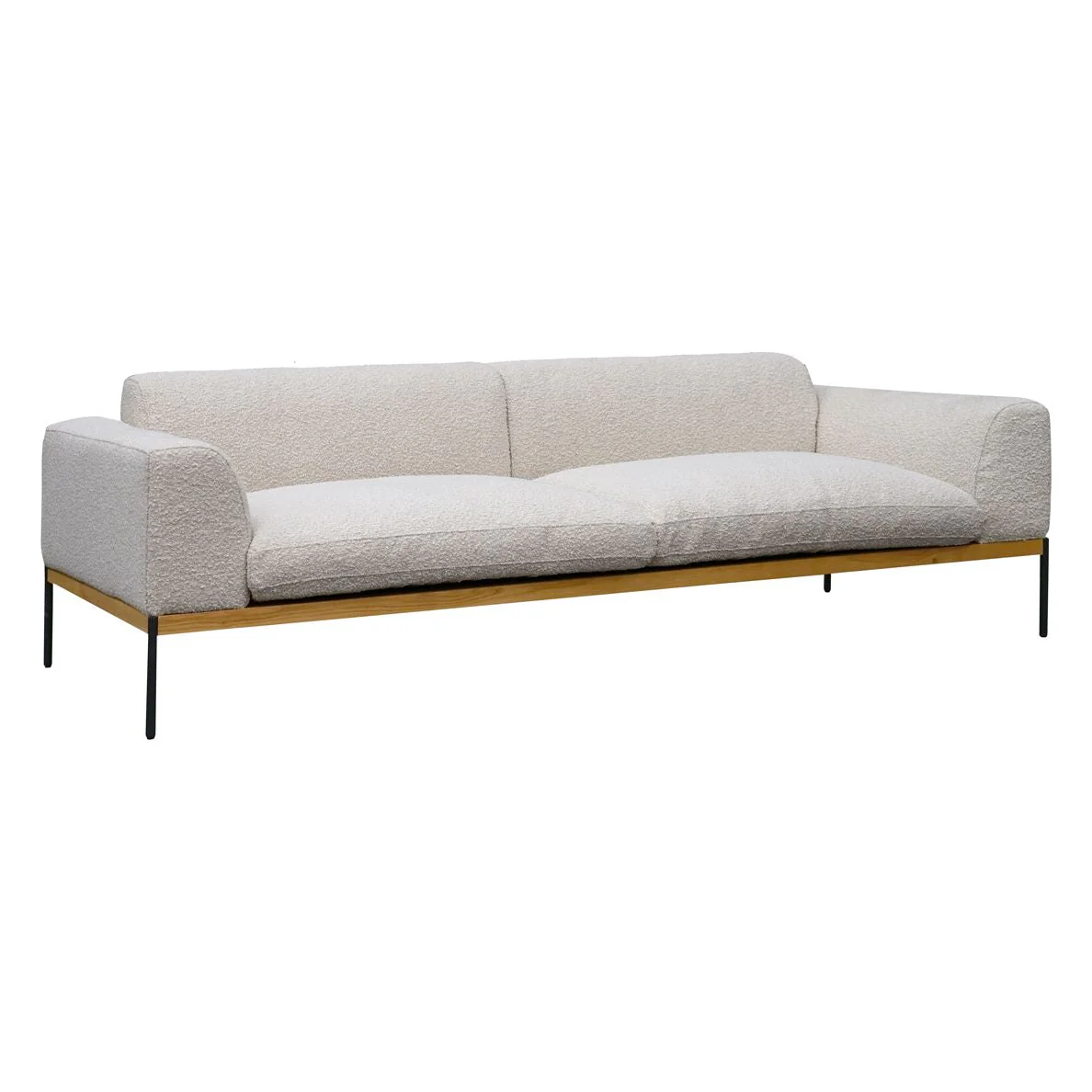 Department 3 Seater Sofa - Milk-Bigello 0002 - Floor Stock - Image 2