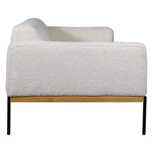 Department 3 Seater Sofa - Milk-Bigello 0002 - Floor Stock - Image 4
