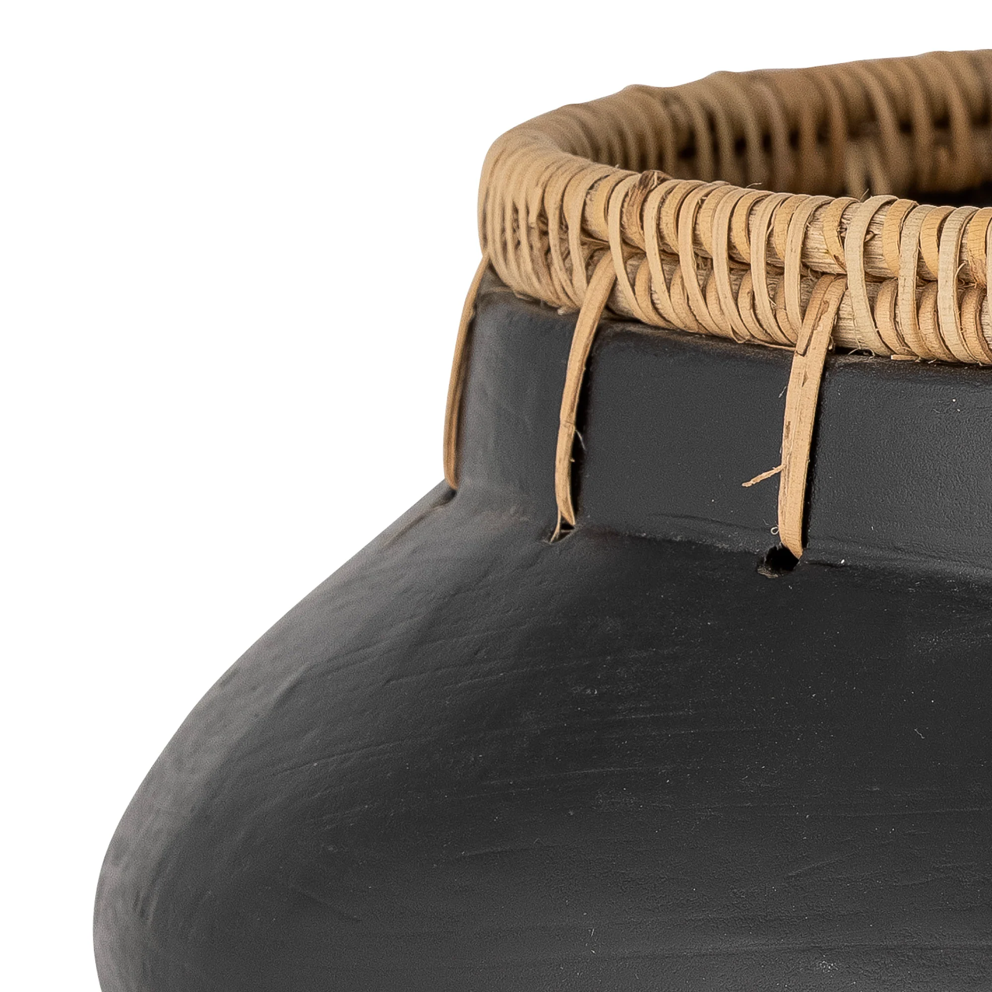 Dixon Terracotta Deco Bowl - Black - Image 2
