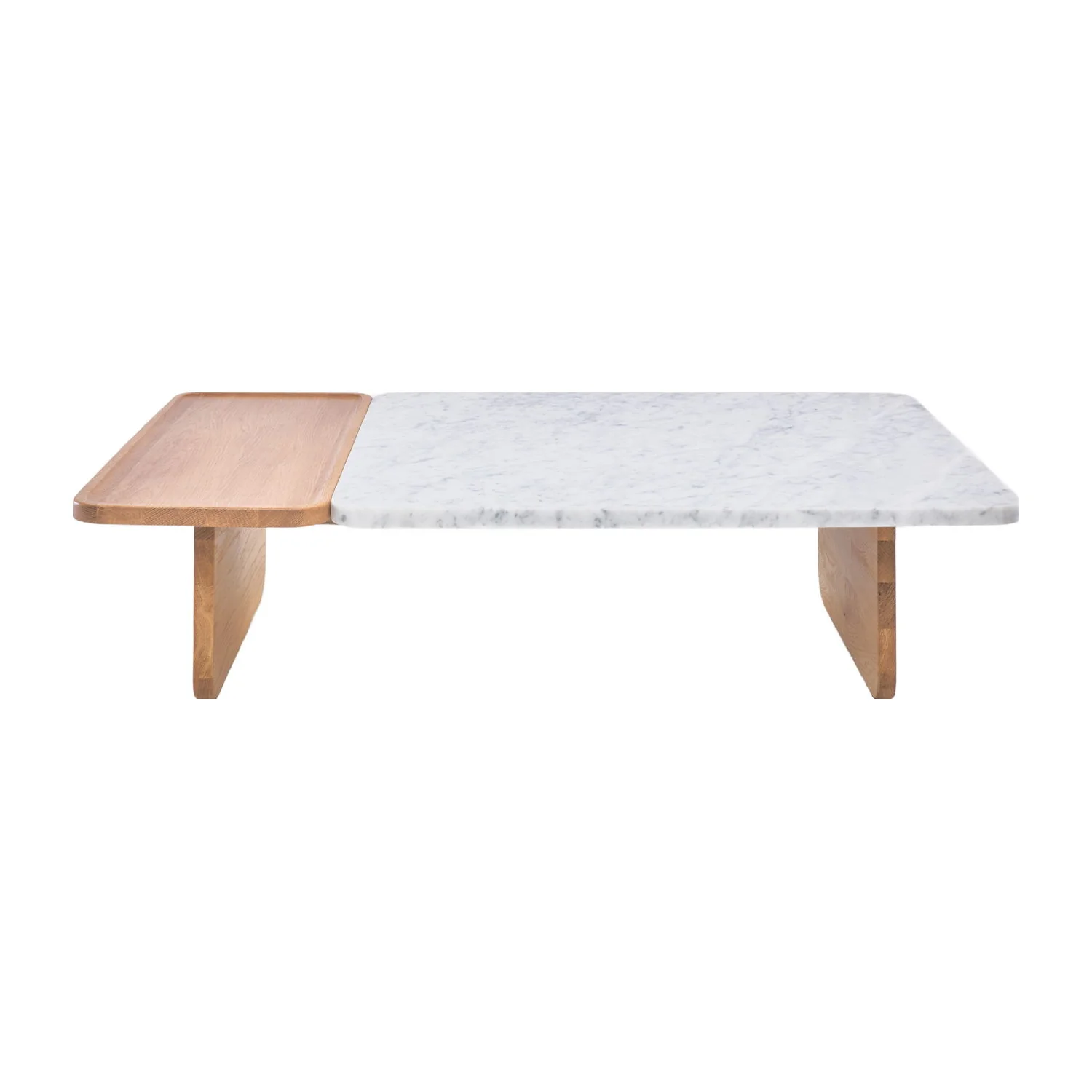 Duo Large Marble Coffee Table - Image 4