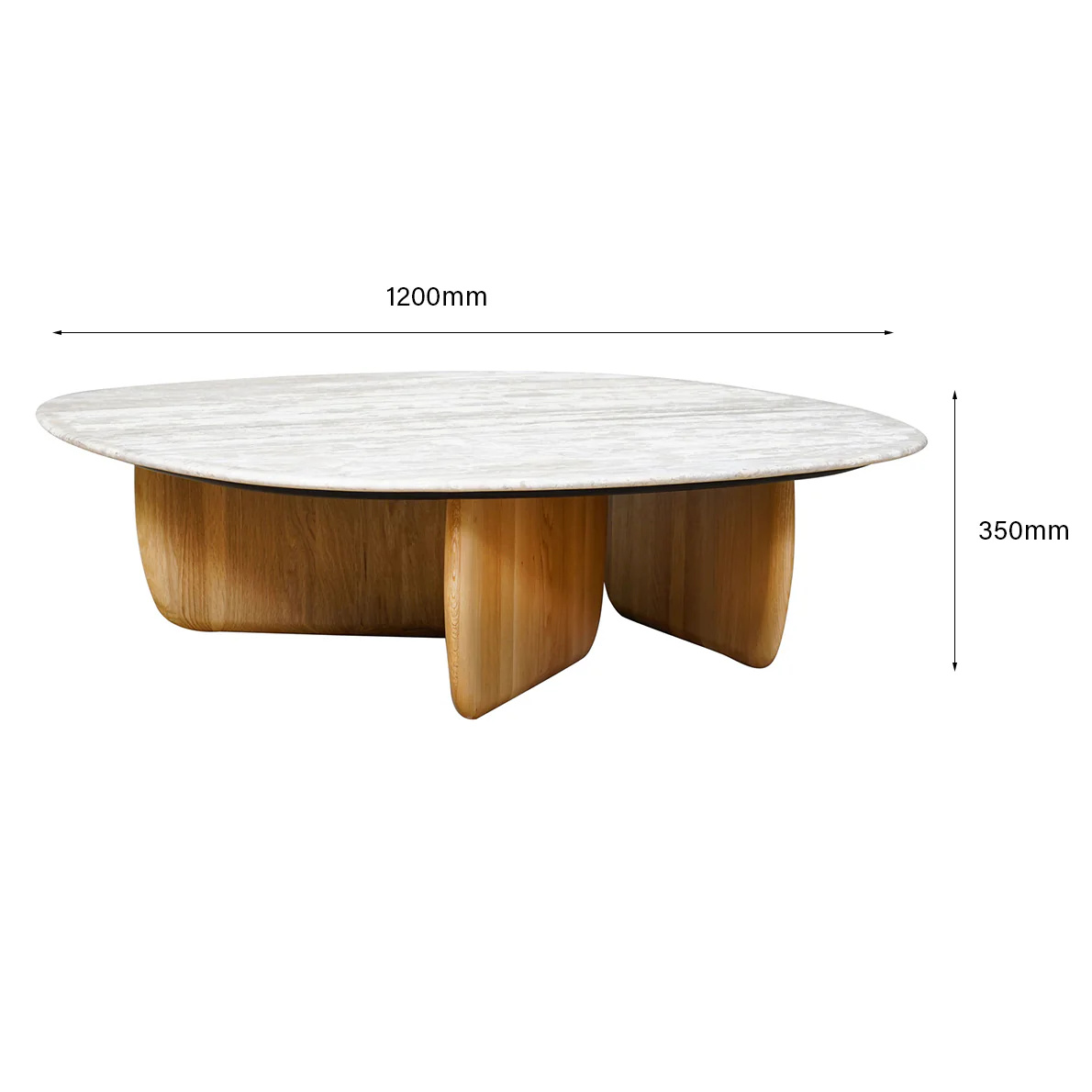 Eden Travertine Coffee Table - Image 13