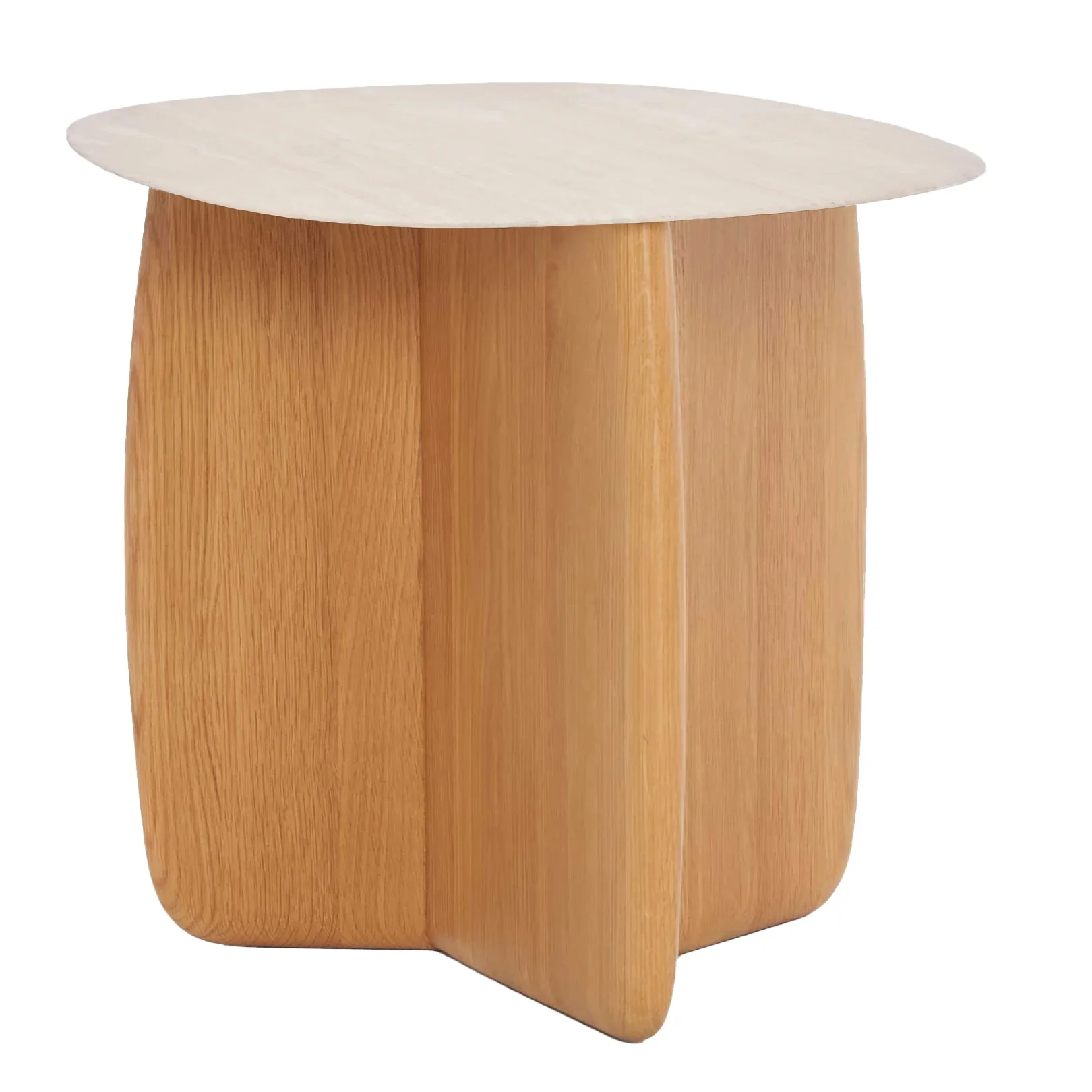 Eden Travertine Side Table