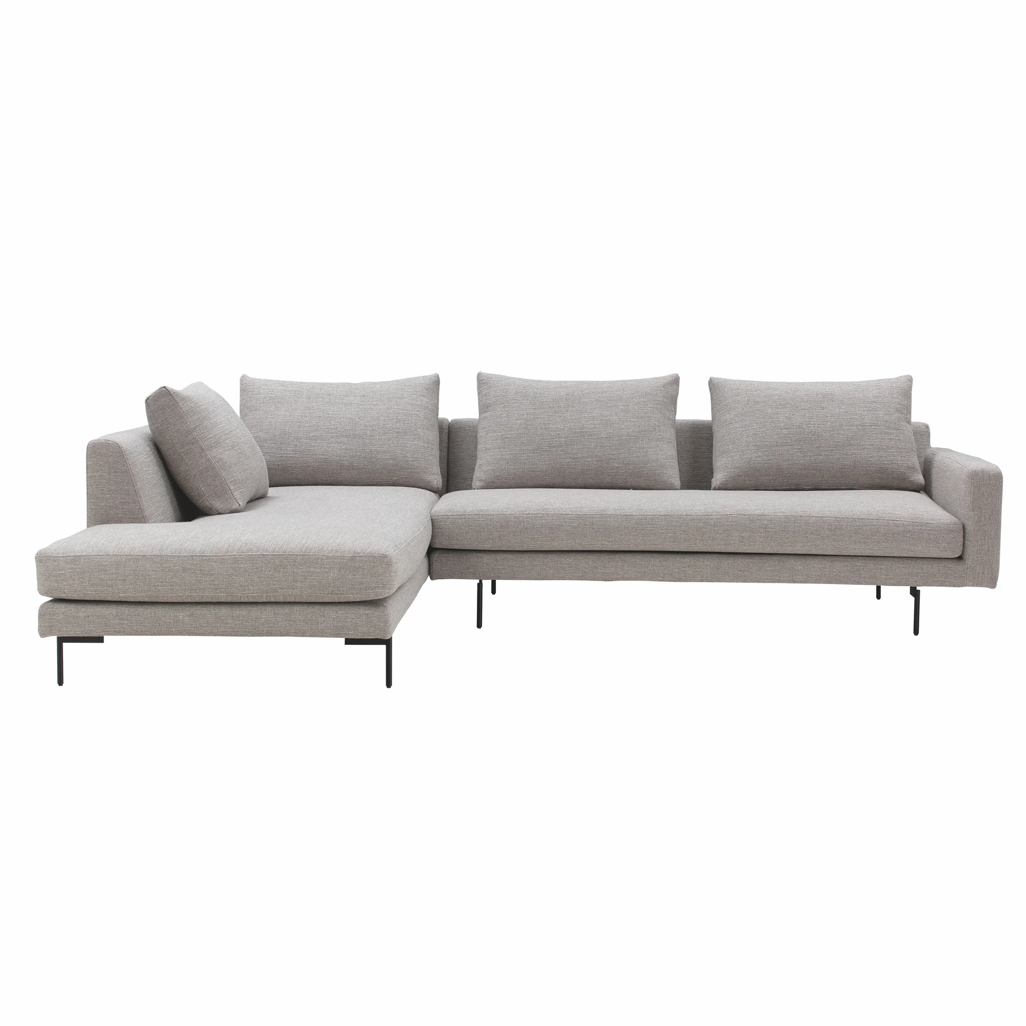 Edge V2 L Shape Sofa with Black Legs - Image 10