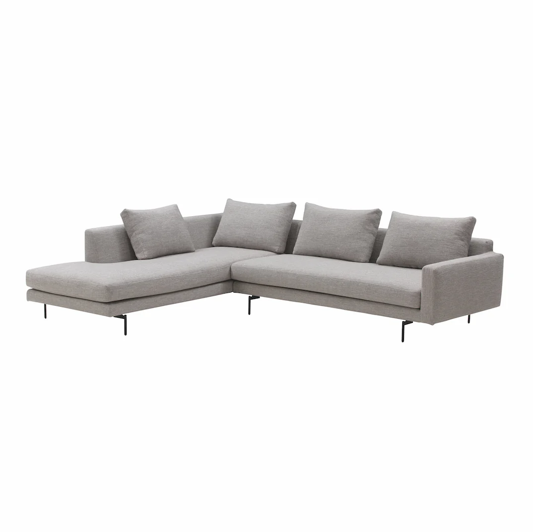 Edge V2 L Shape Sofa with Black Legs - Image 11