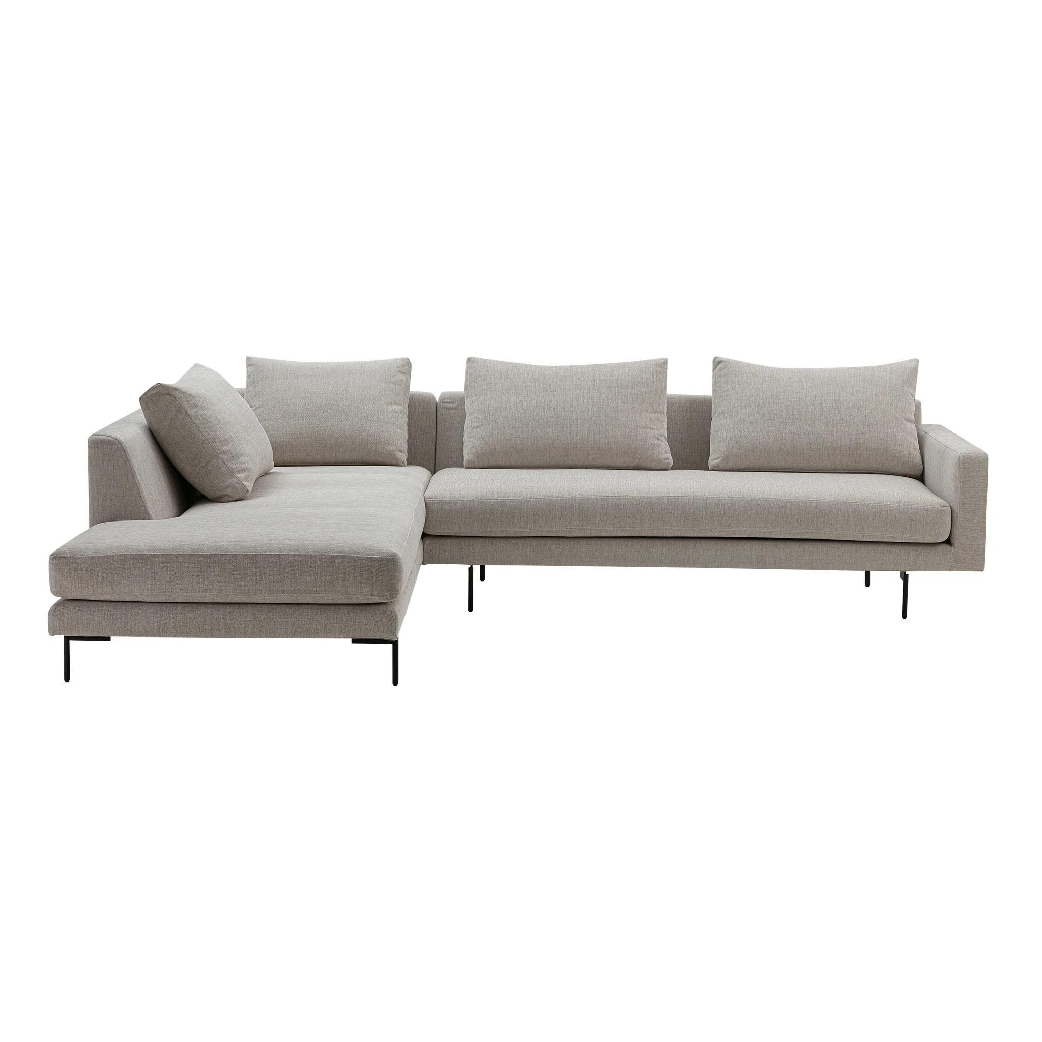 Edge V2 L Shape Sofa with Black Legs - Image 13