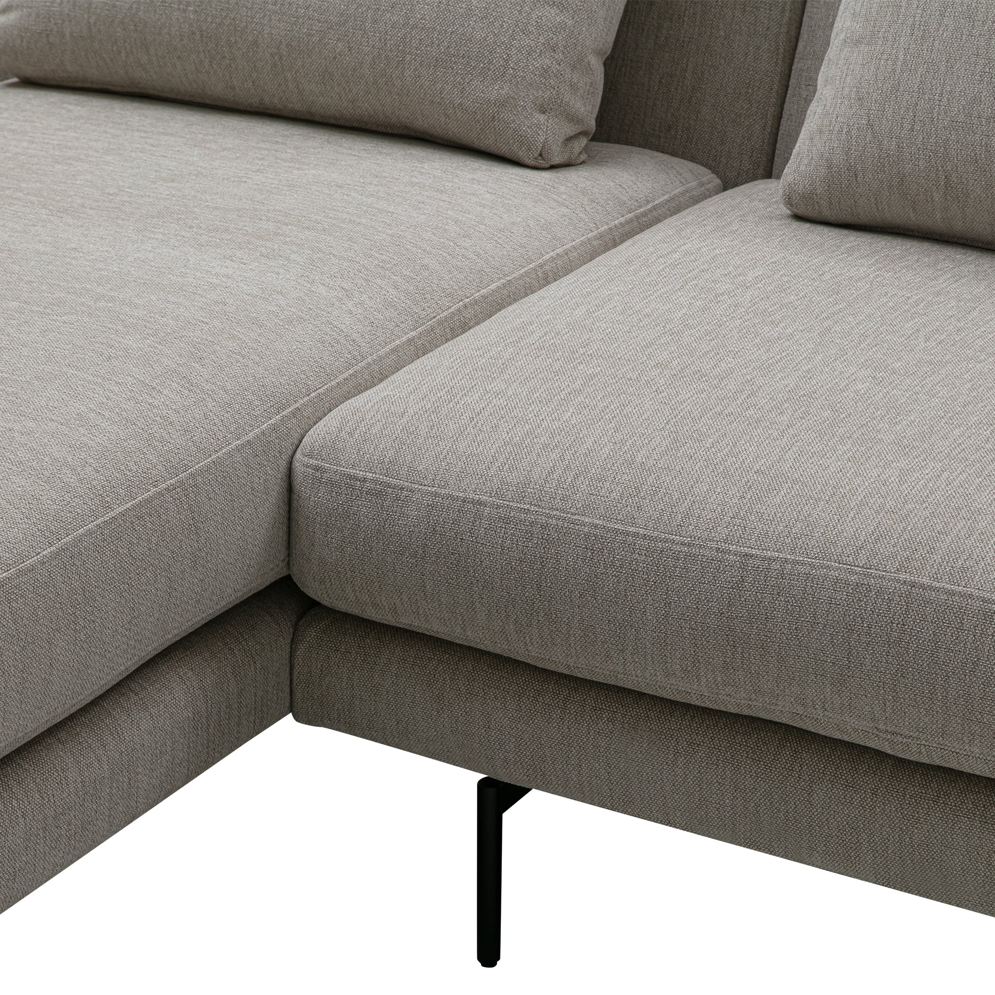 Edge V2 L Shape Sofa with Black Legs - Image 28