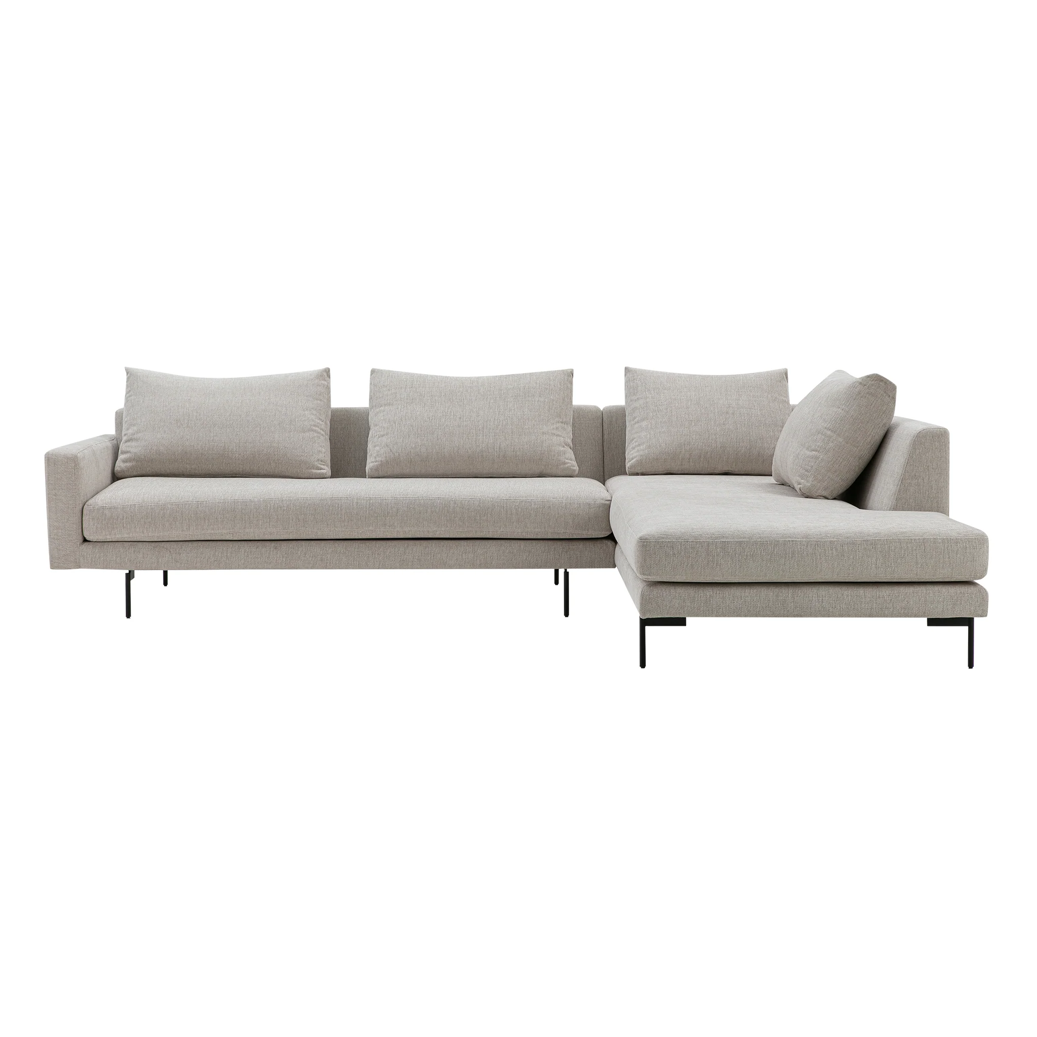Edge V2 L Shape Sofa with Black Legs - Image 4