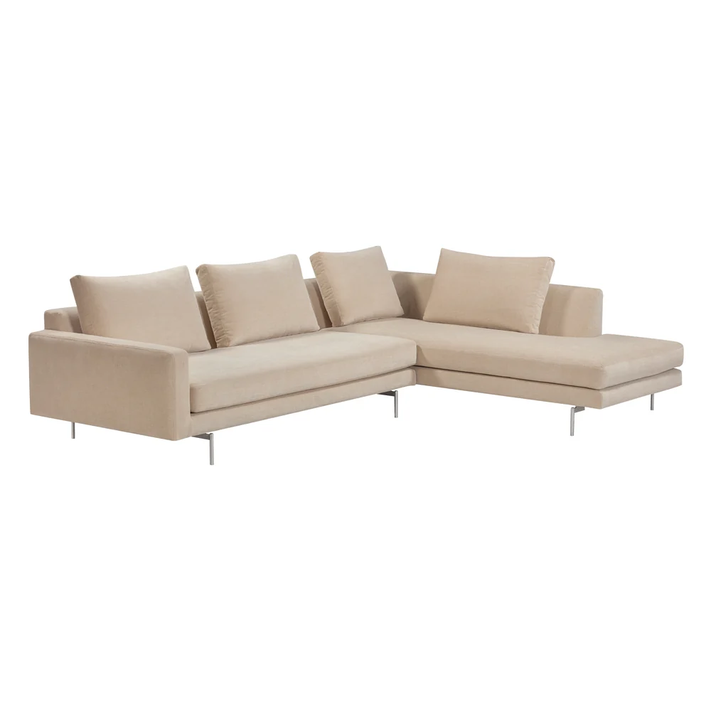 Edge V2 L Shape Sofa with Chrome Legs - Image 10
