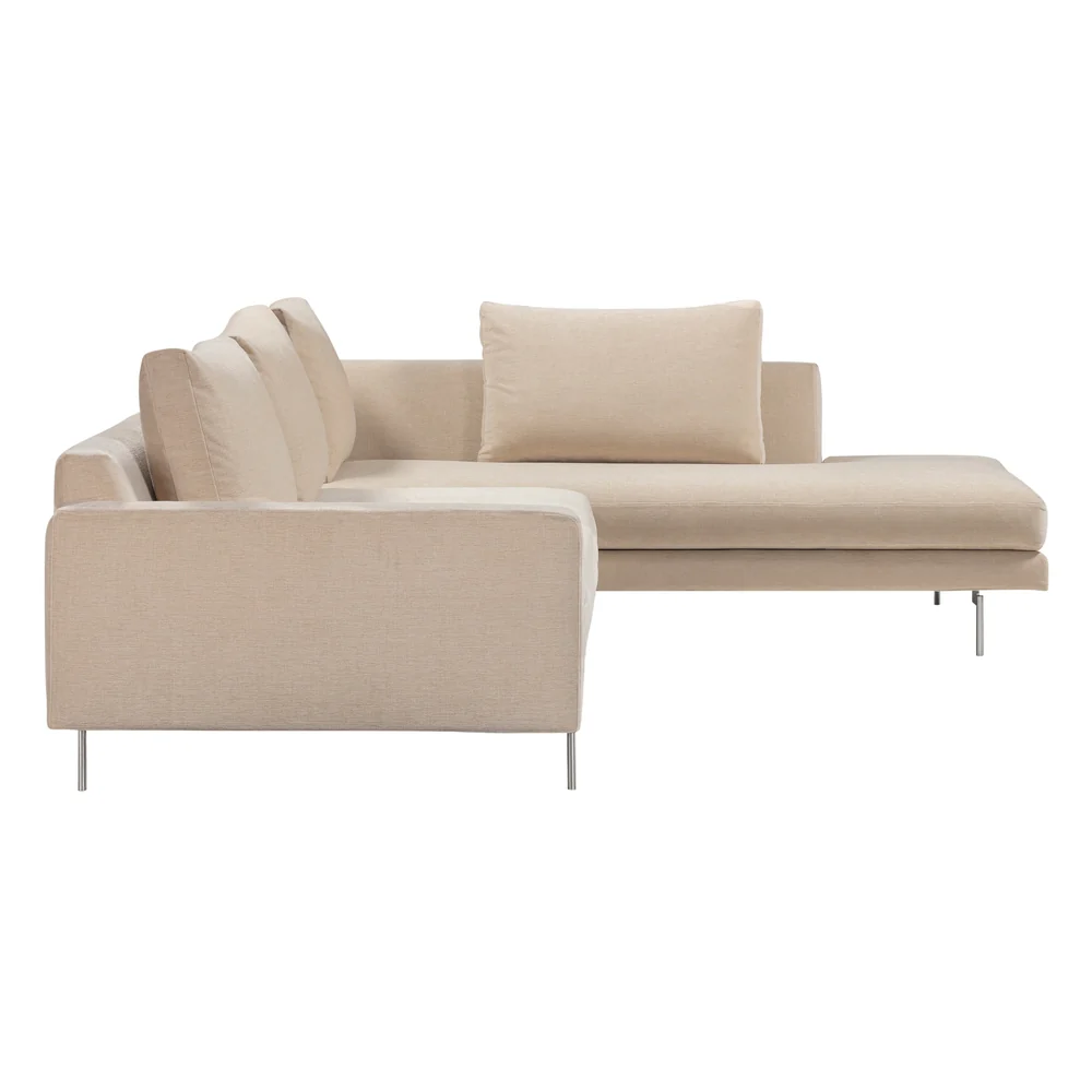 Edge V2 L Shape Sofa with Chrome Legs - Image 12