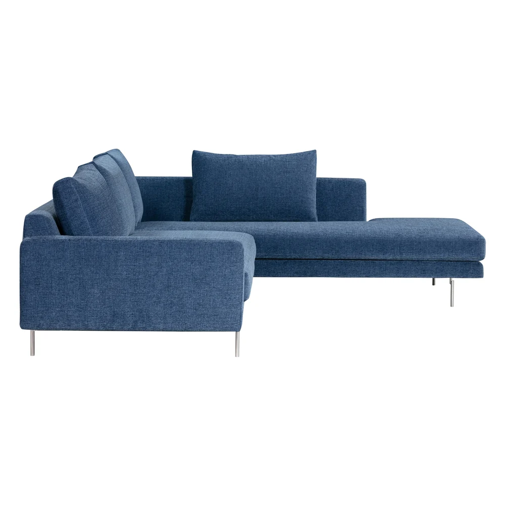 Edge V2 L Shape Sofa with Chrome Legs - Image 3