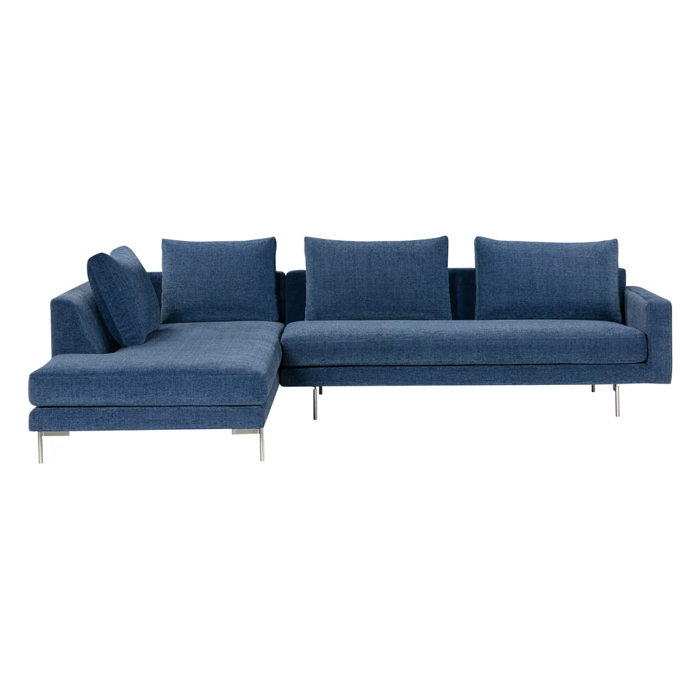 Edge V2 L Shape Sofa with Chrome Legs - Image 5